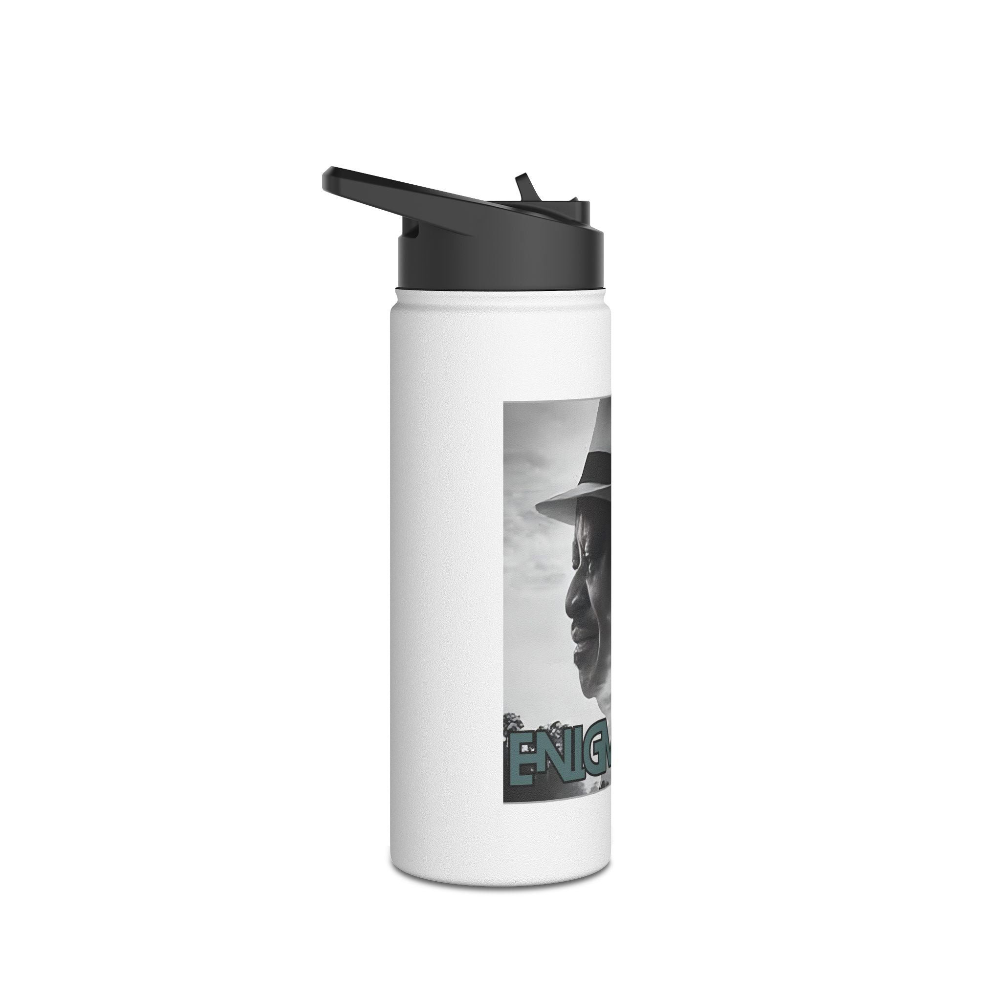 Raila Enigma 2 Inspirational Stainless Stl Water Bottle with Standard Lid - Motivational Design for Daily Hydration