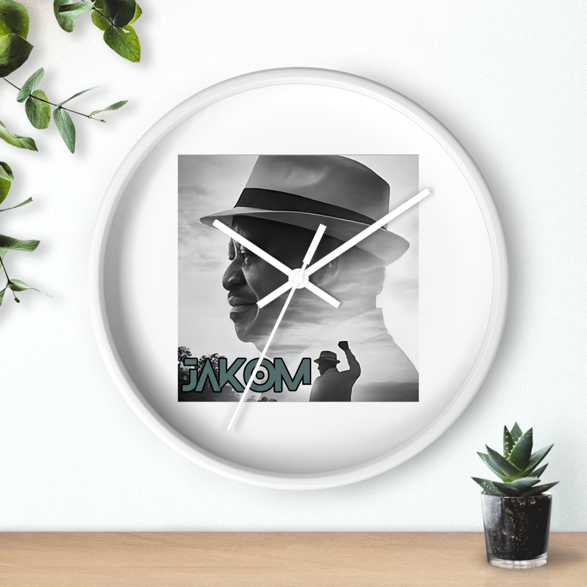 Raila Jakom 2 Wall Clock