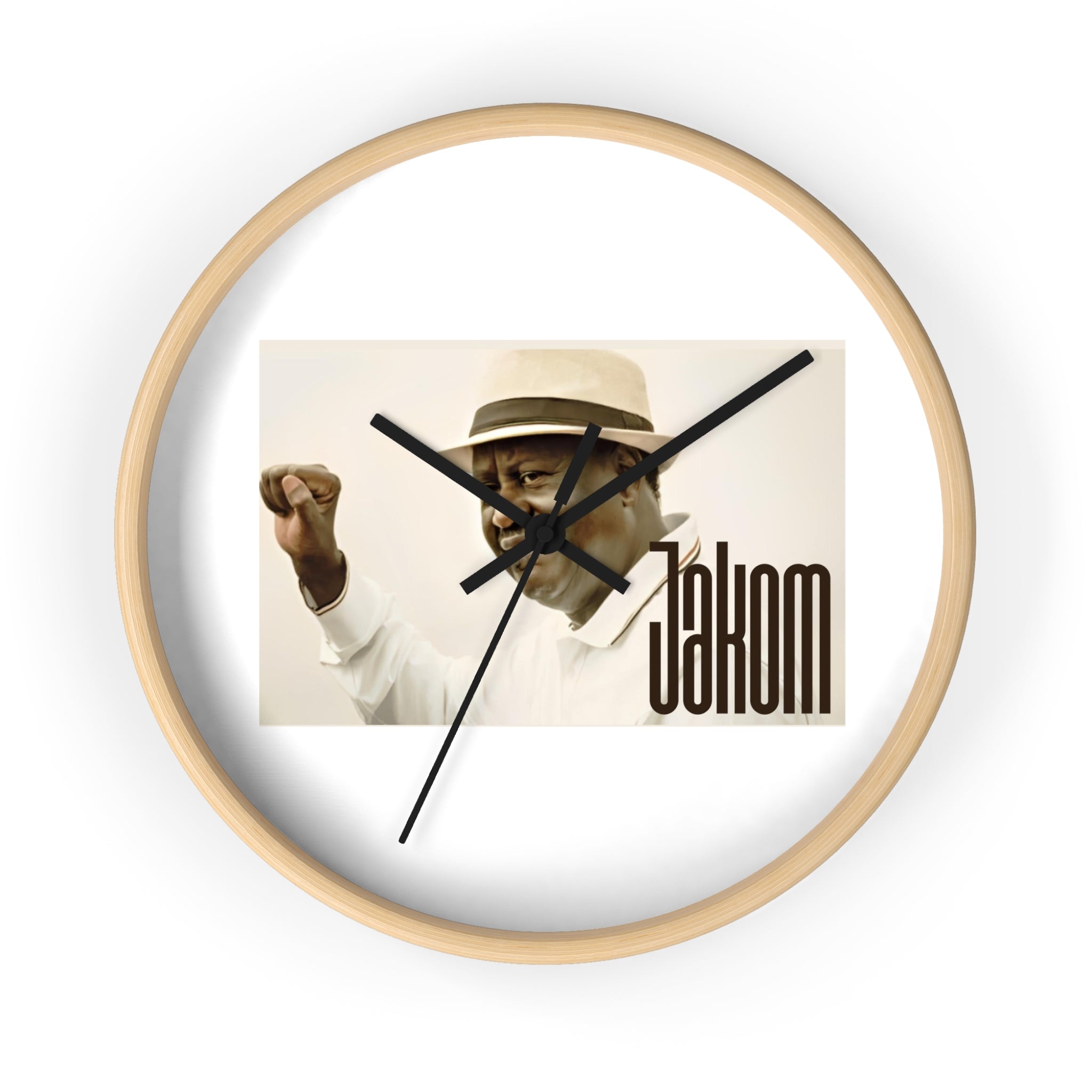 Raila Jakom 1 Wall Clock