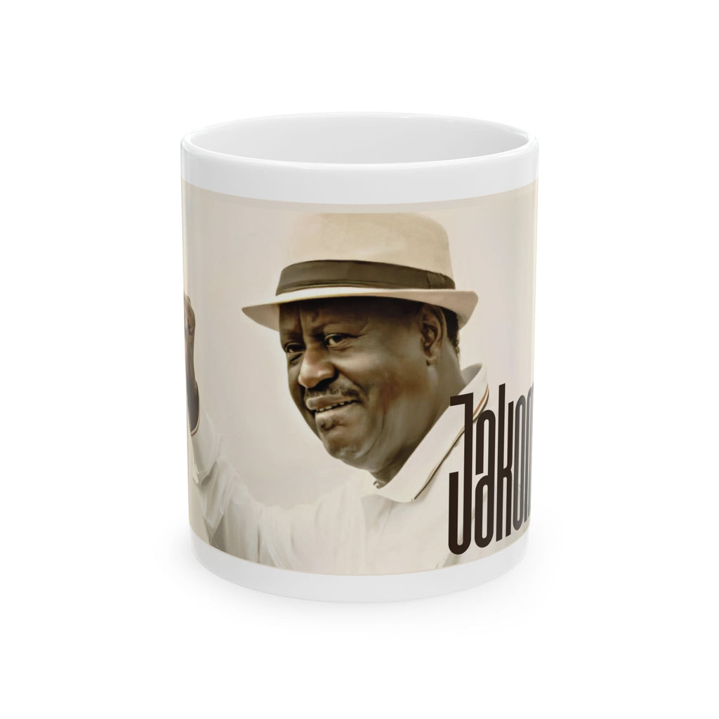Raila Jakom 1 Ceramic Mug for Coffee Lovers - 11oz & 15oz