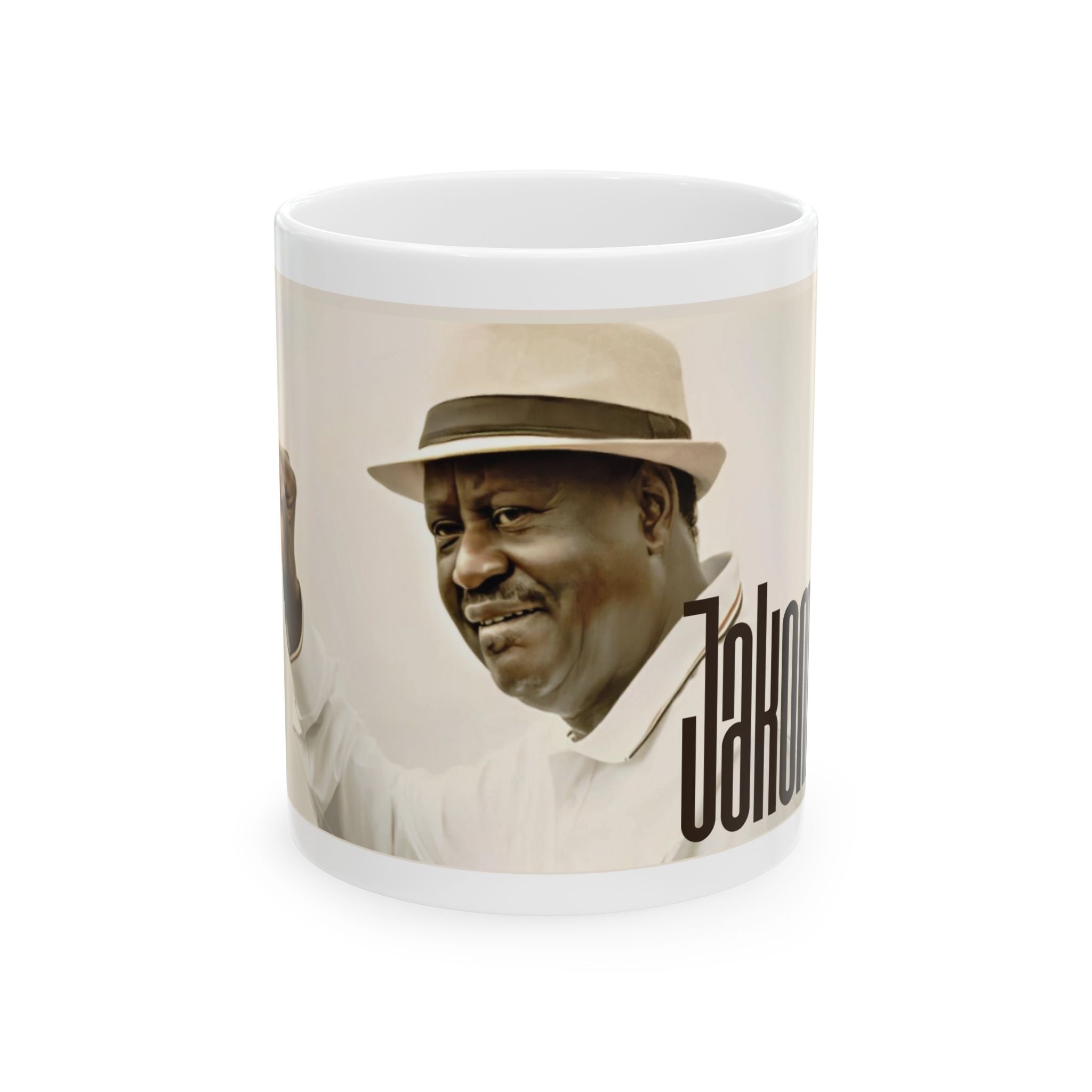 Raila Jakom 1 Ceramic Mug for Coffee Lovers - 11oz & 15oz