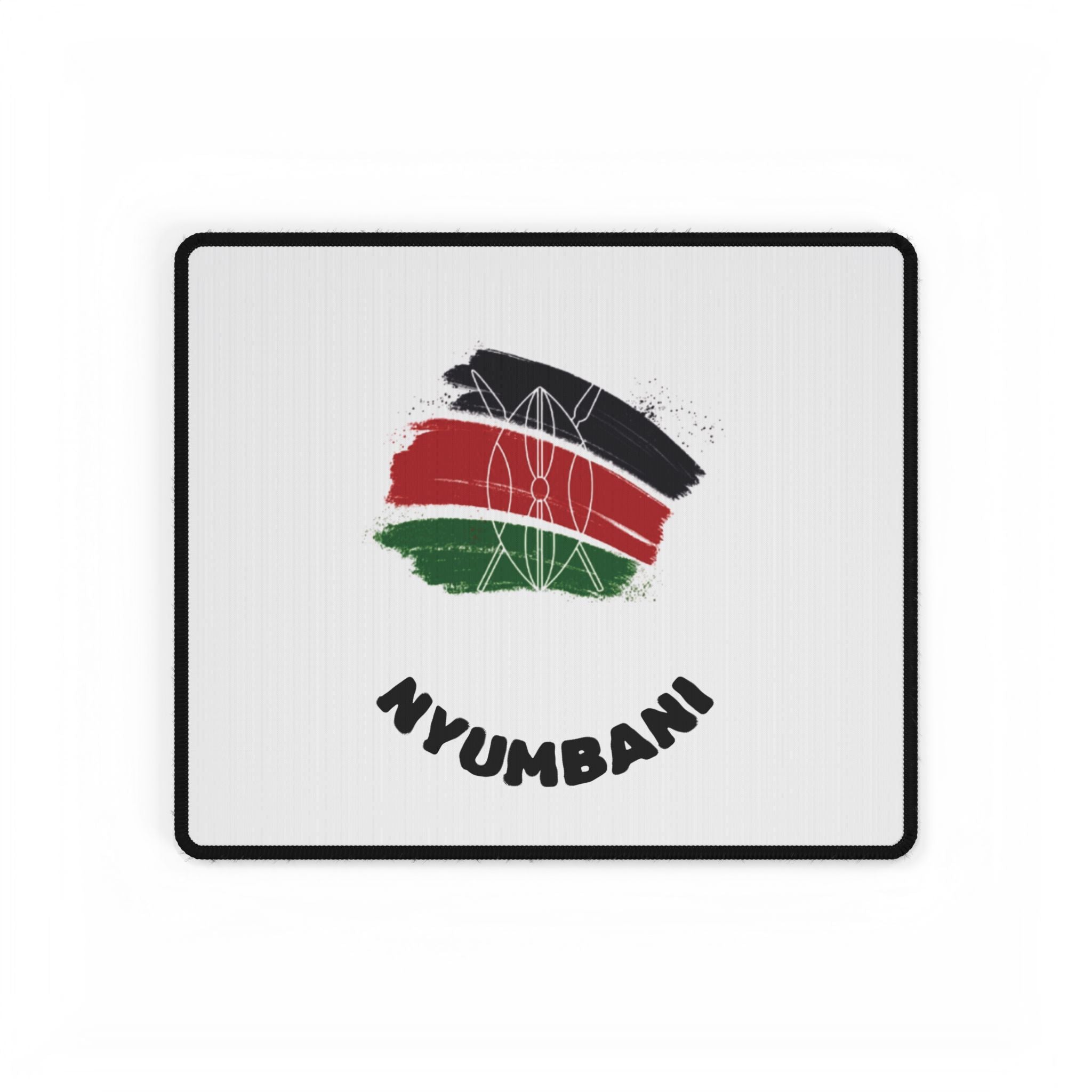 Kenya Flag Nyumbani Desk Mat - Stylish Desk Protector (mouse pad)