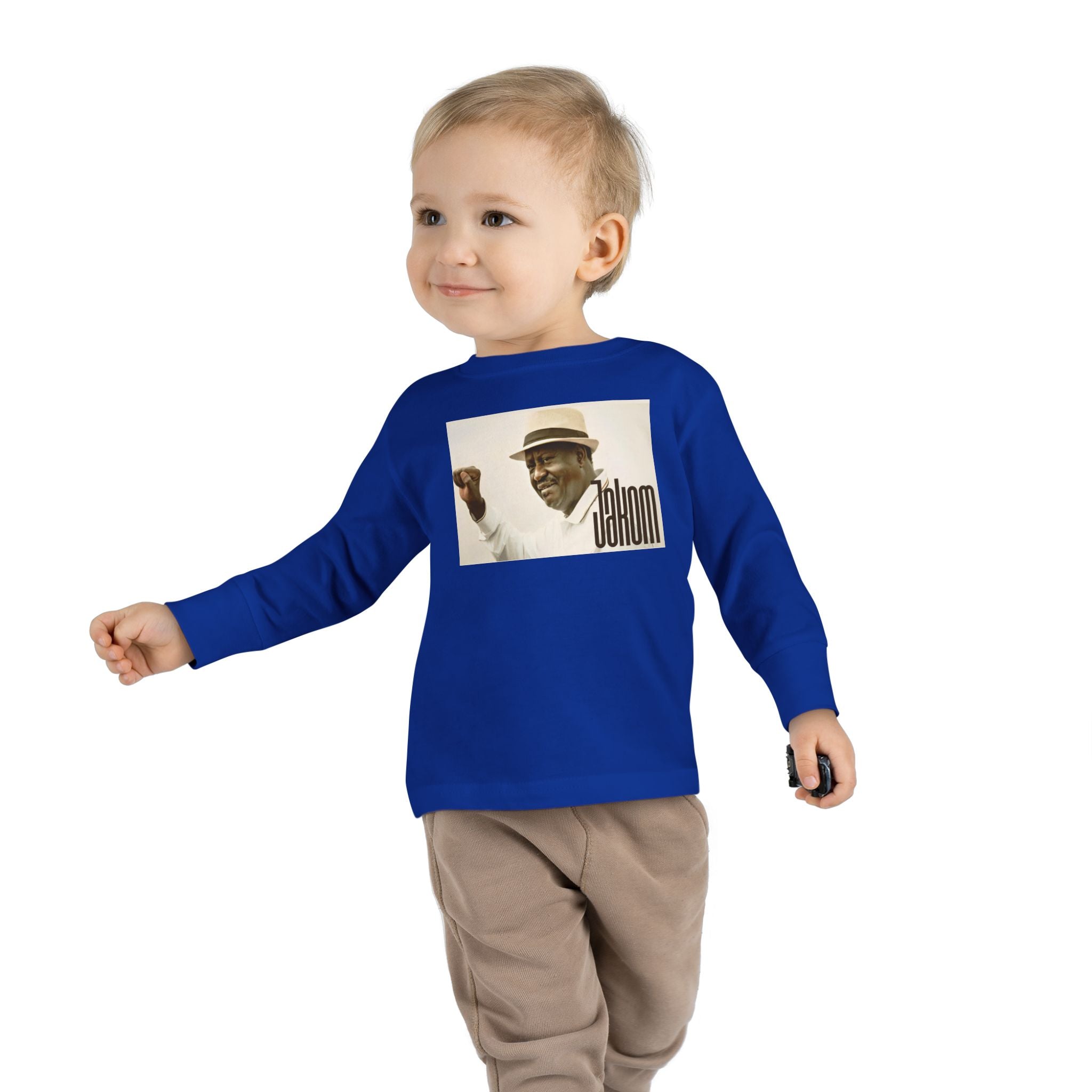 Raila Jakom 1 Toddler Long Sleeve Tee - 'Cahnom' Design