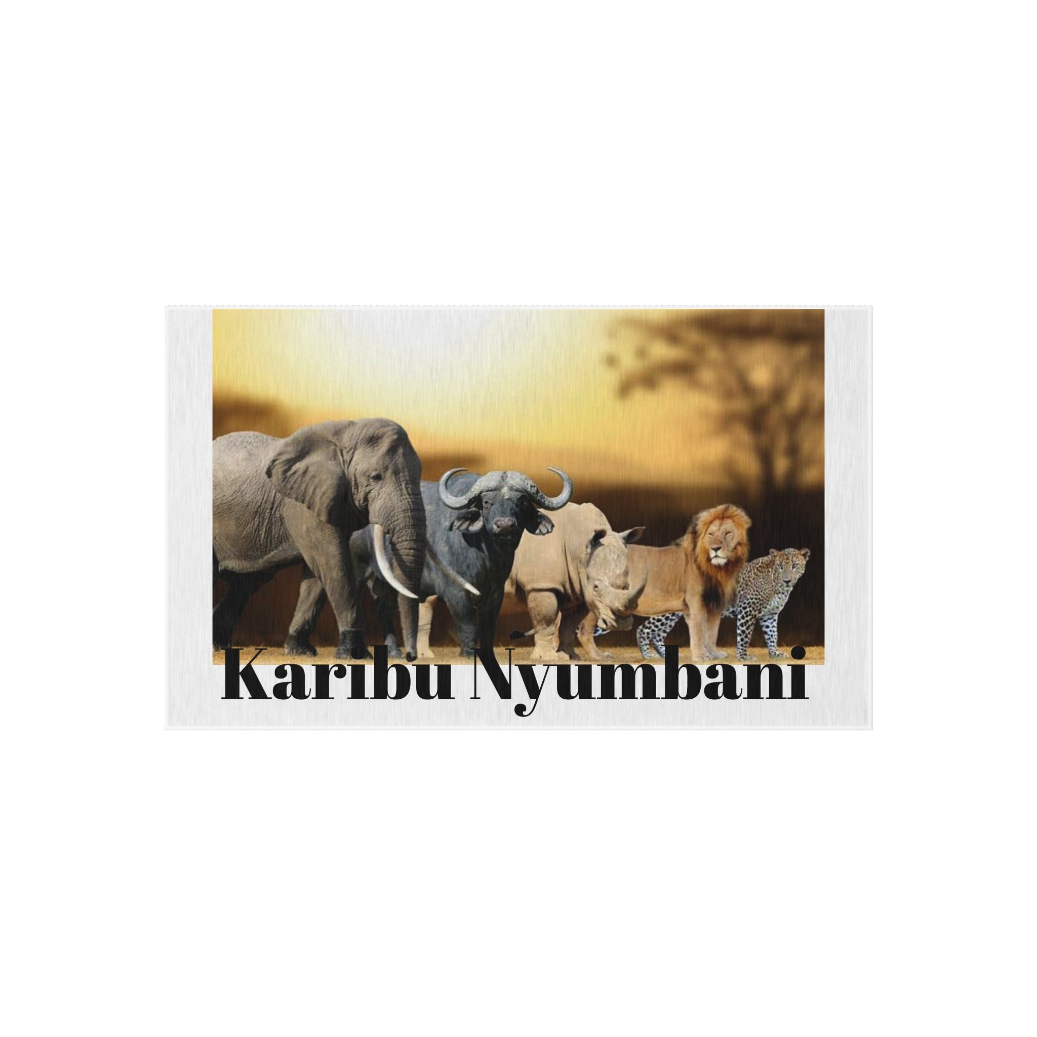 Karibu Nyumbani Outdoor Rug