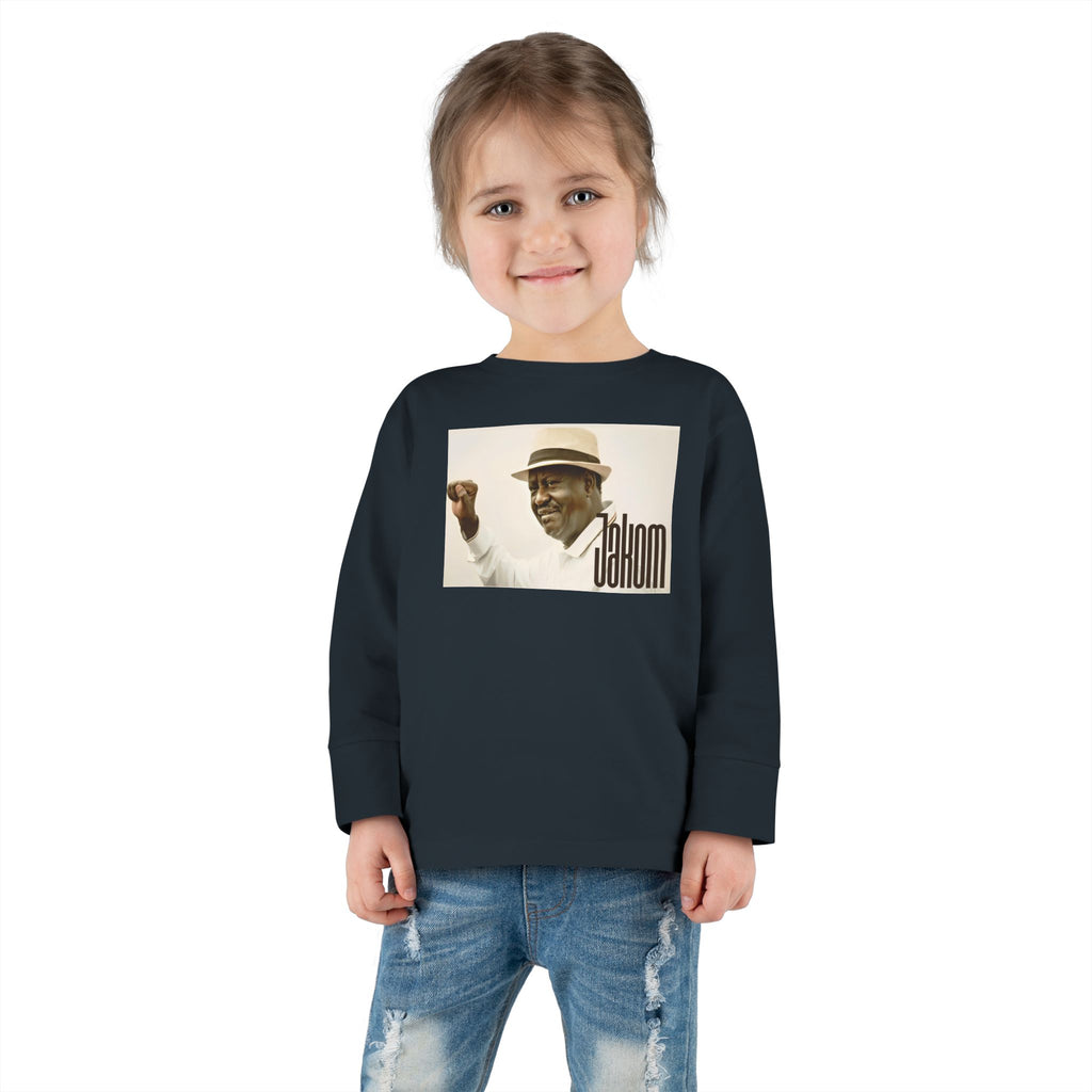 Raila Jakom 1 Toddler Long Sleeve Tee - 'Cahnom' Design