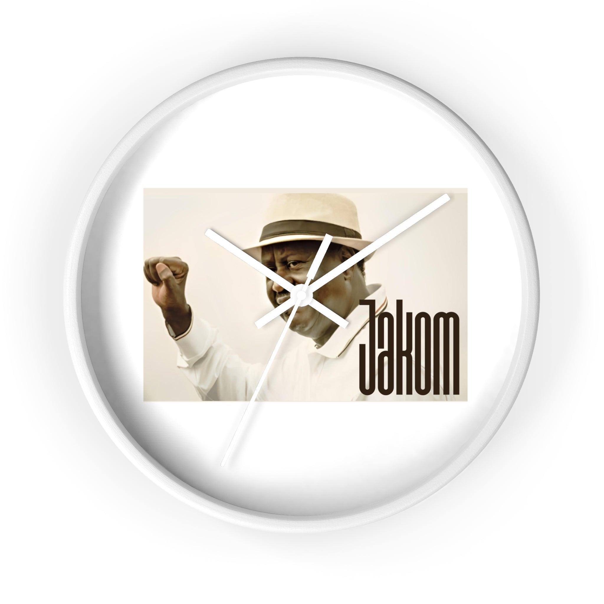 Raila Jakom 1 Wall Clock