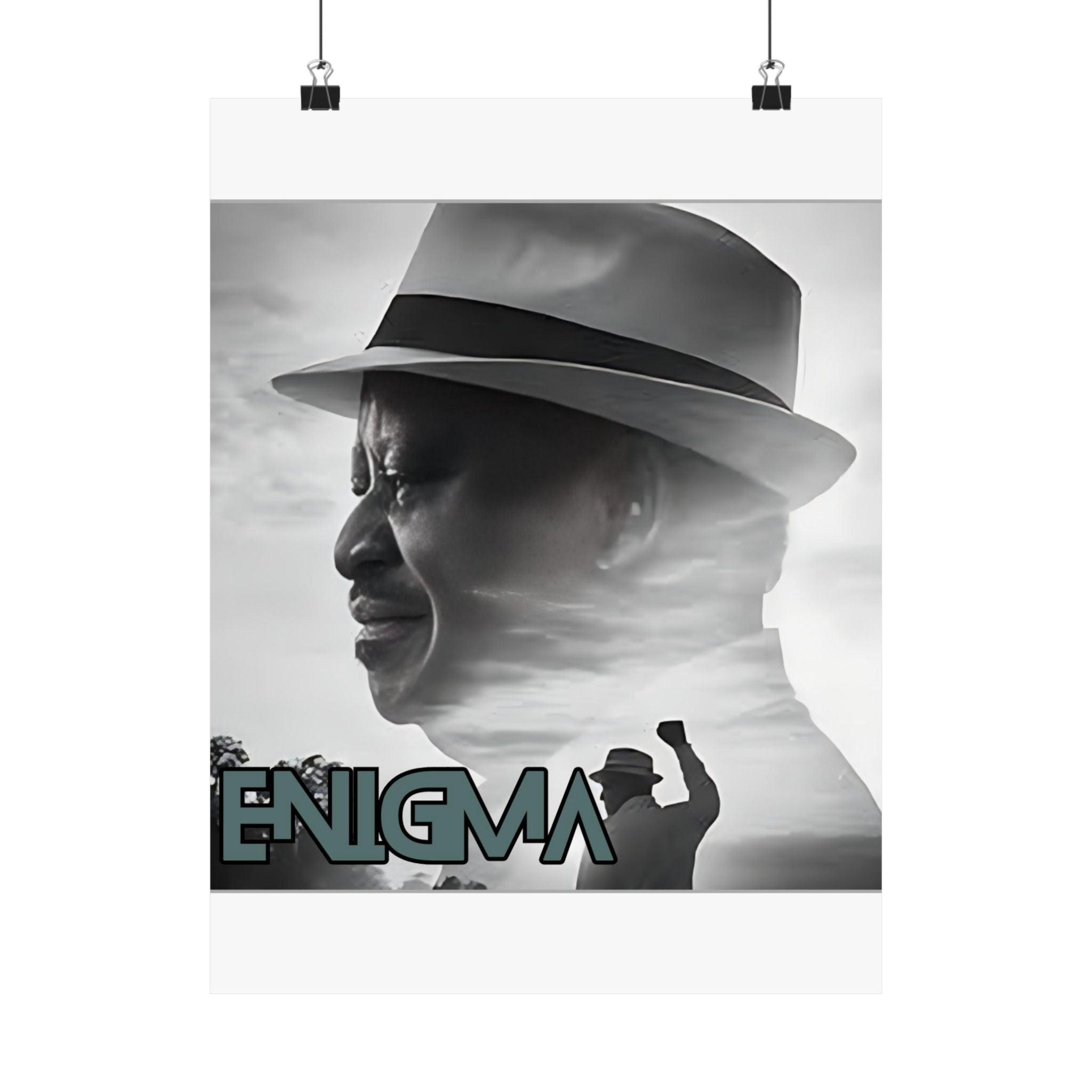 Raila Enigma 2 Vintage Portrait Poster