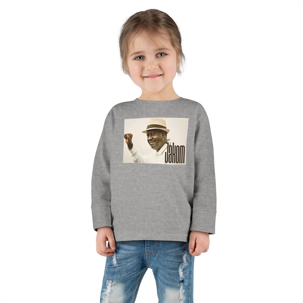 Raila Jakom 1 Toddler Long Sleeve Tee - 'Cahnom' Design