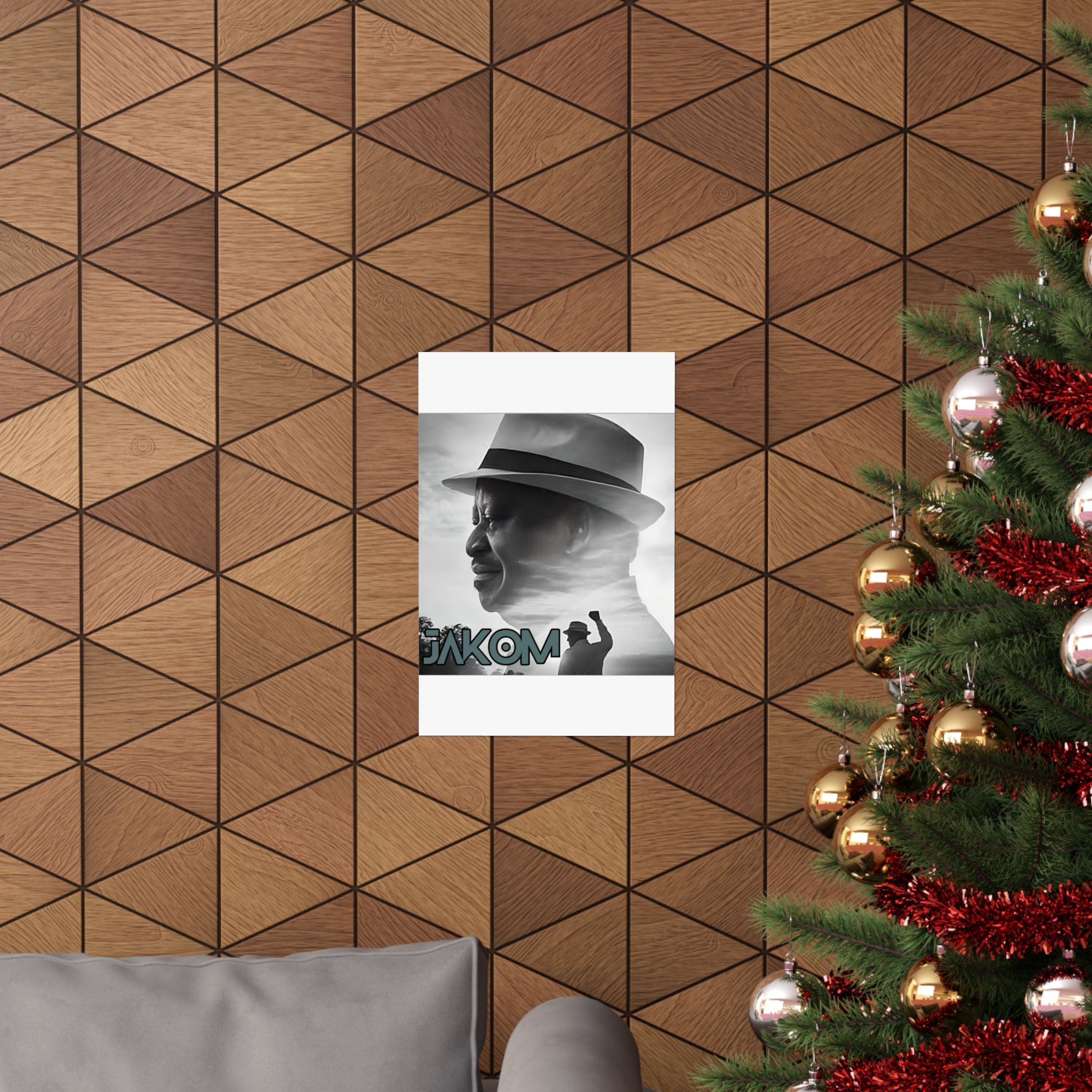 Raila Jakom 2 Vintage Portrait Poster