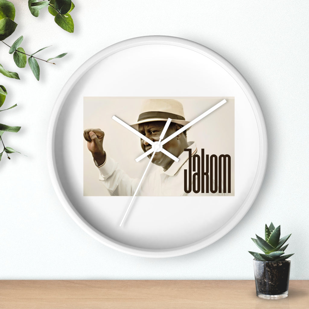 Raila Jakom 1 Wall Clock