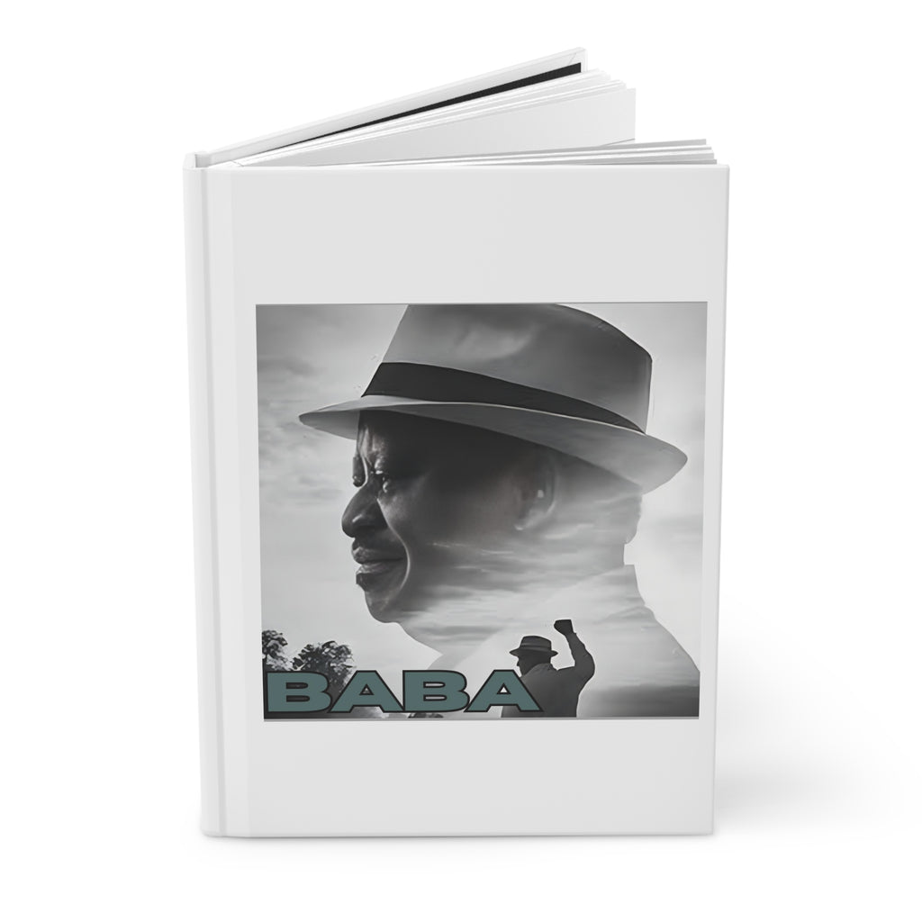 Raila Baba 3 Hardcover Journal with Kenyan Flag Design