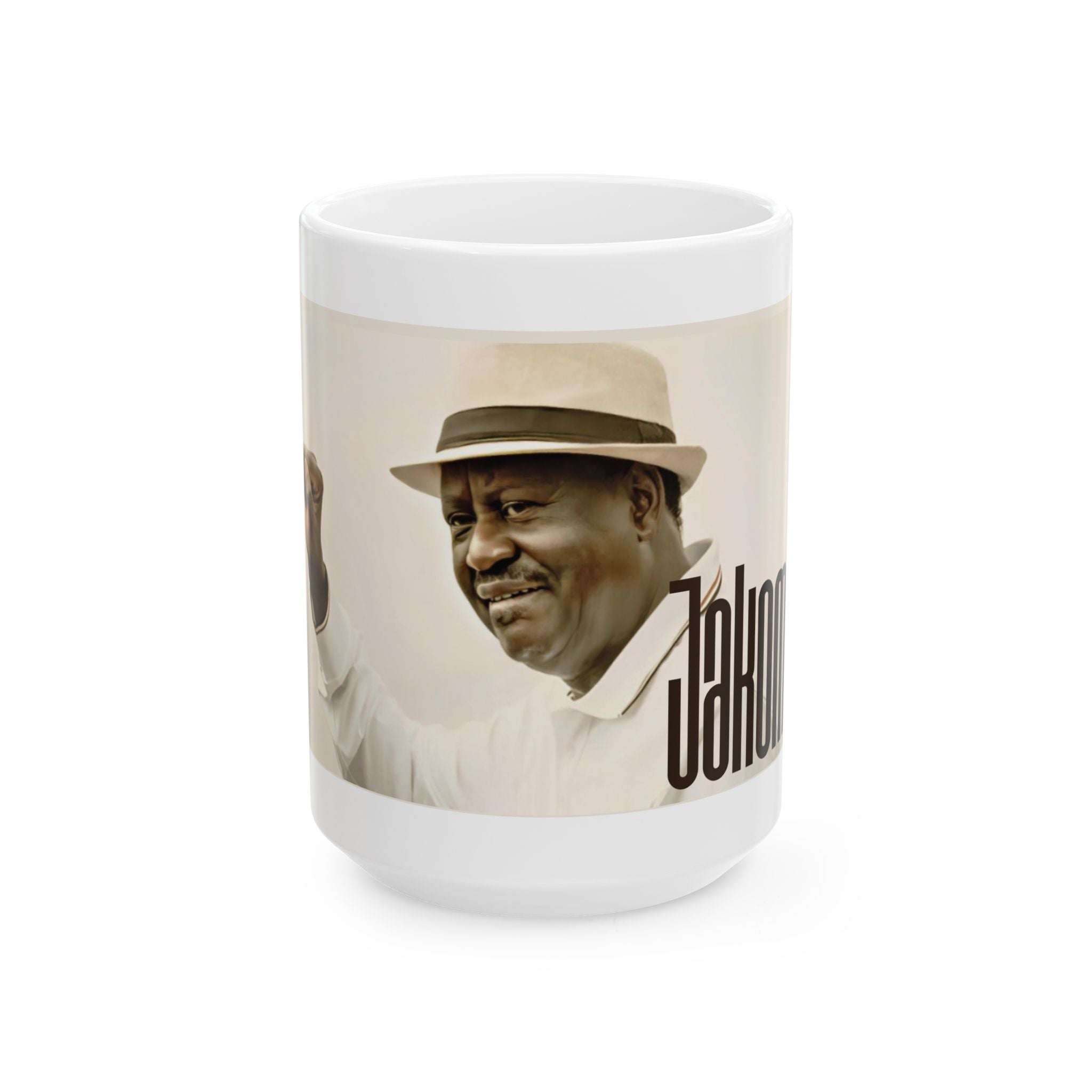 Raila Jakom 1 Ceramic Mug for Coffee Lovers - 11oz & 15oz