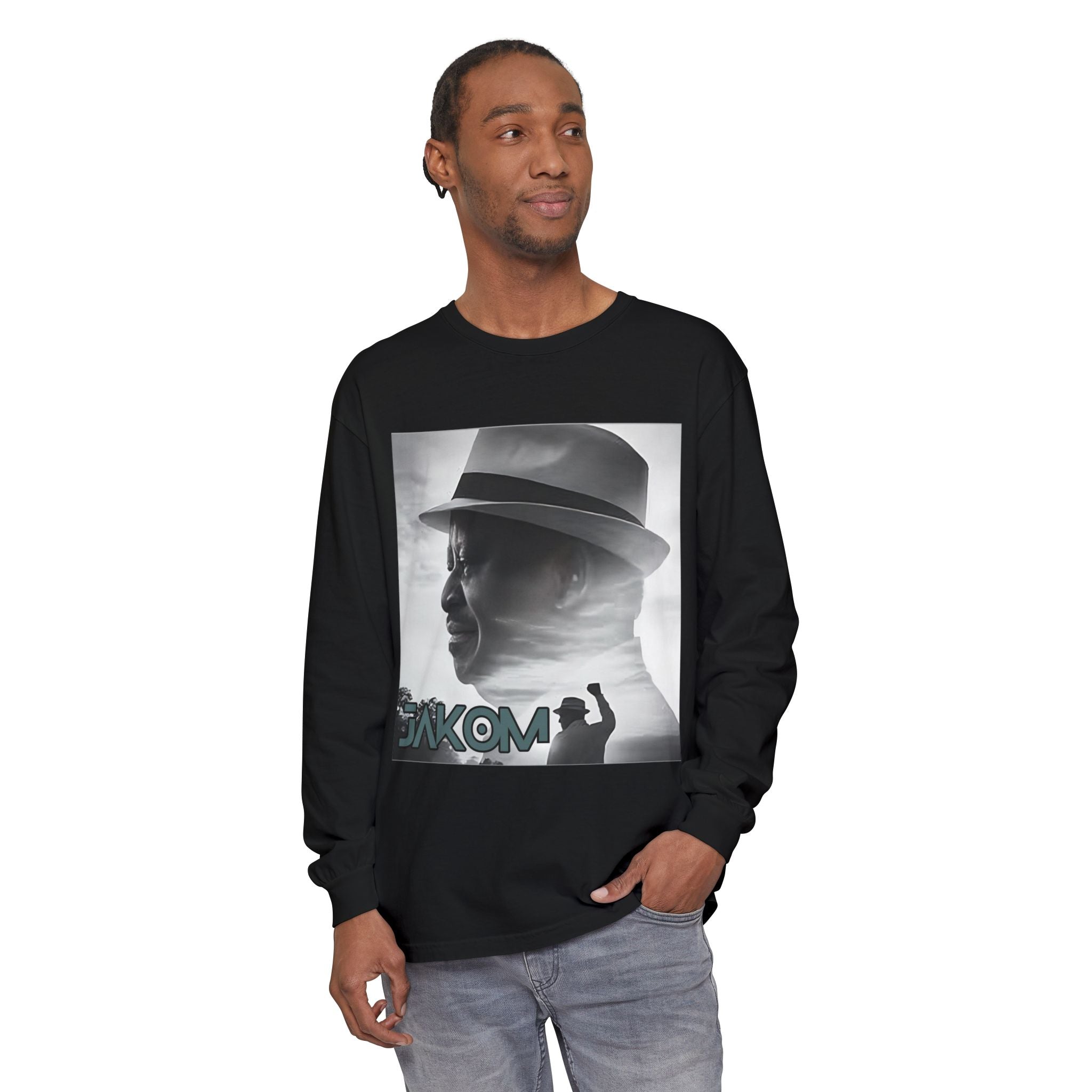 Raila Jakom 2 Unisex Garment-dyed Long Sleeve T-Shirt