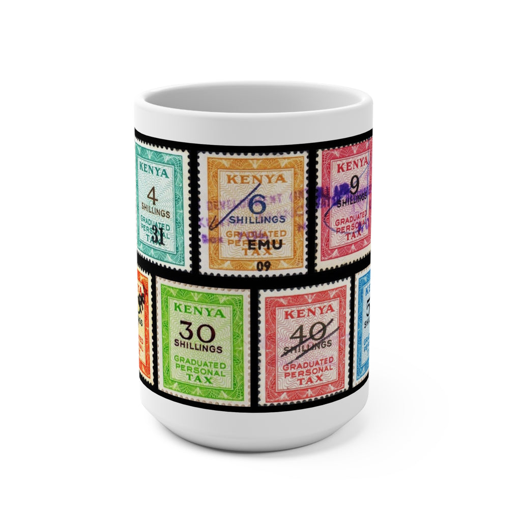 Stamp Collection Mug 15oz