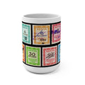 Stamp Collection Mug 15oz