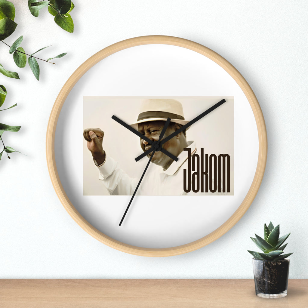 Raila Jakom 1 Wall Clock