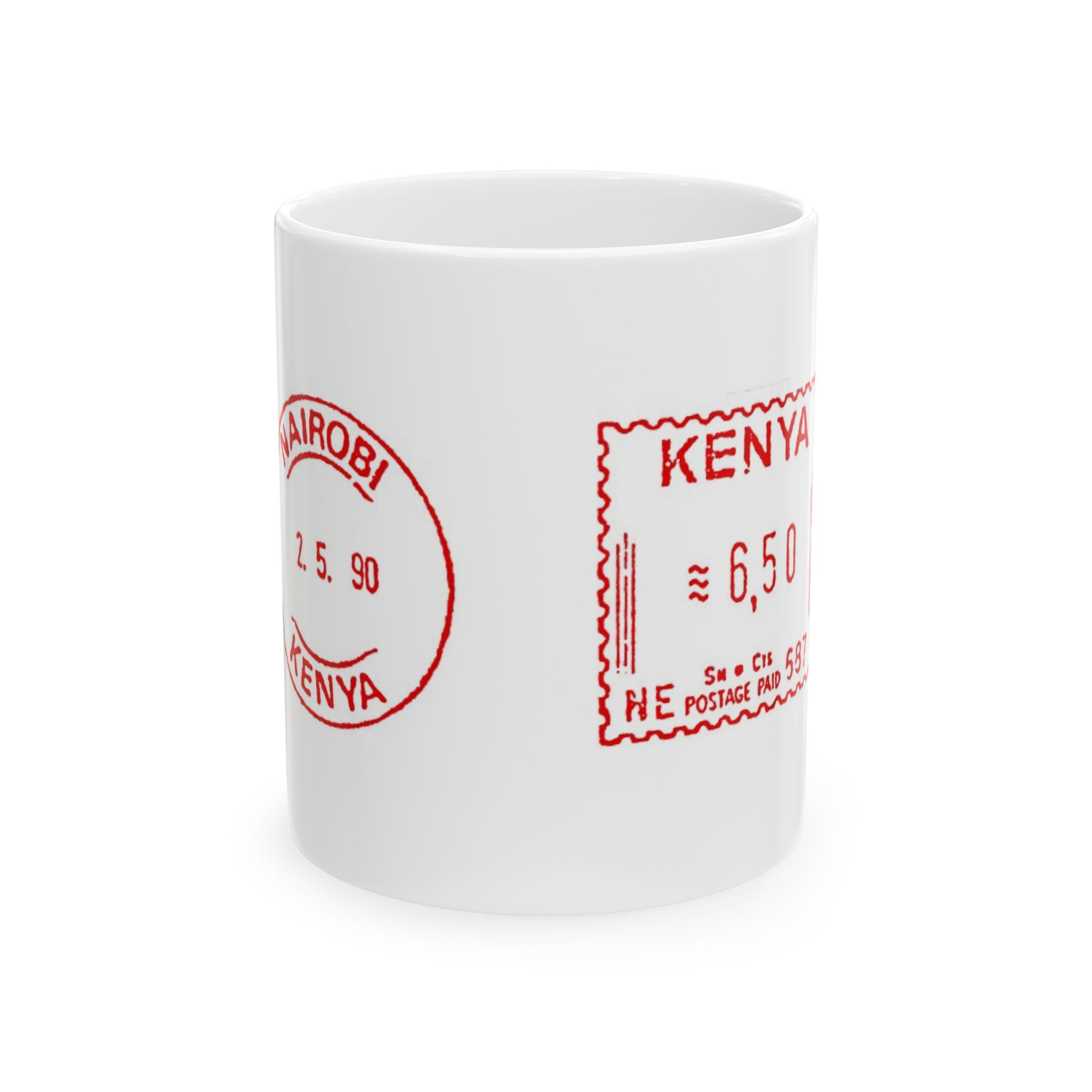 Stamp Collection Ceramic Mug, (11oz, 15oz)