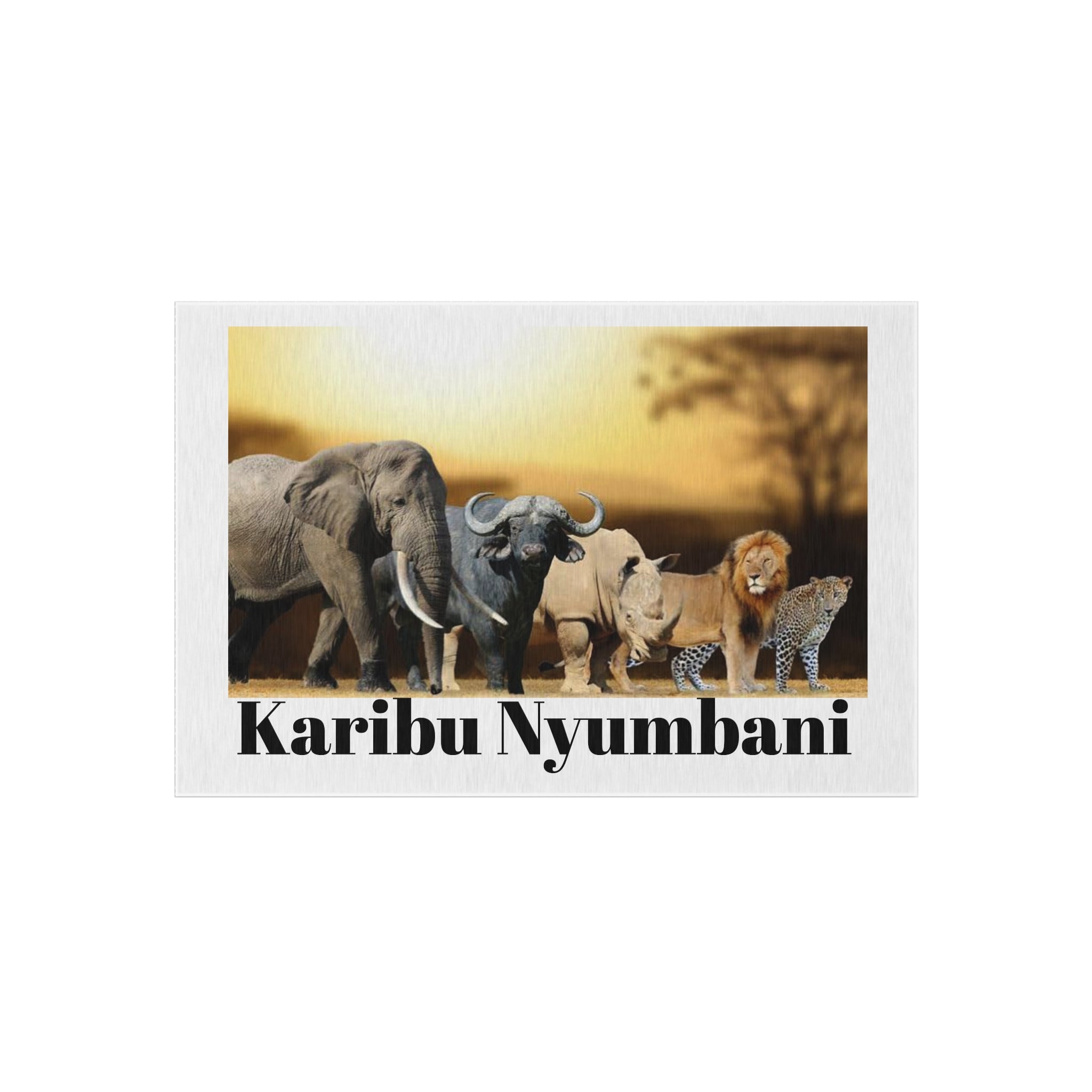 Karibu Nyumbani Outdoor Rug