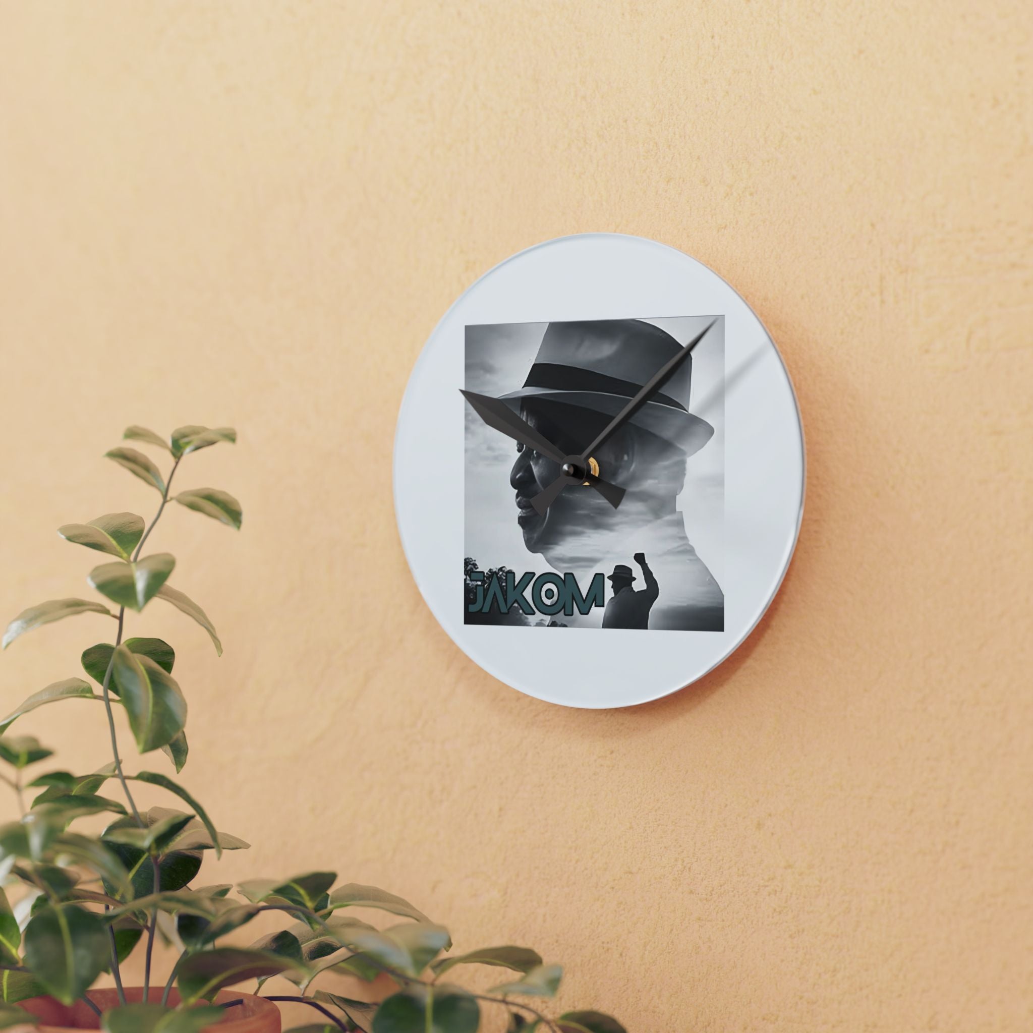 Raila Jakom 2 Acrylic Wall Clock