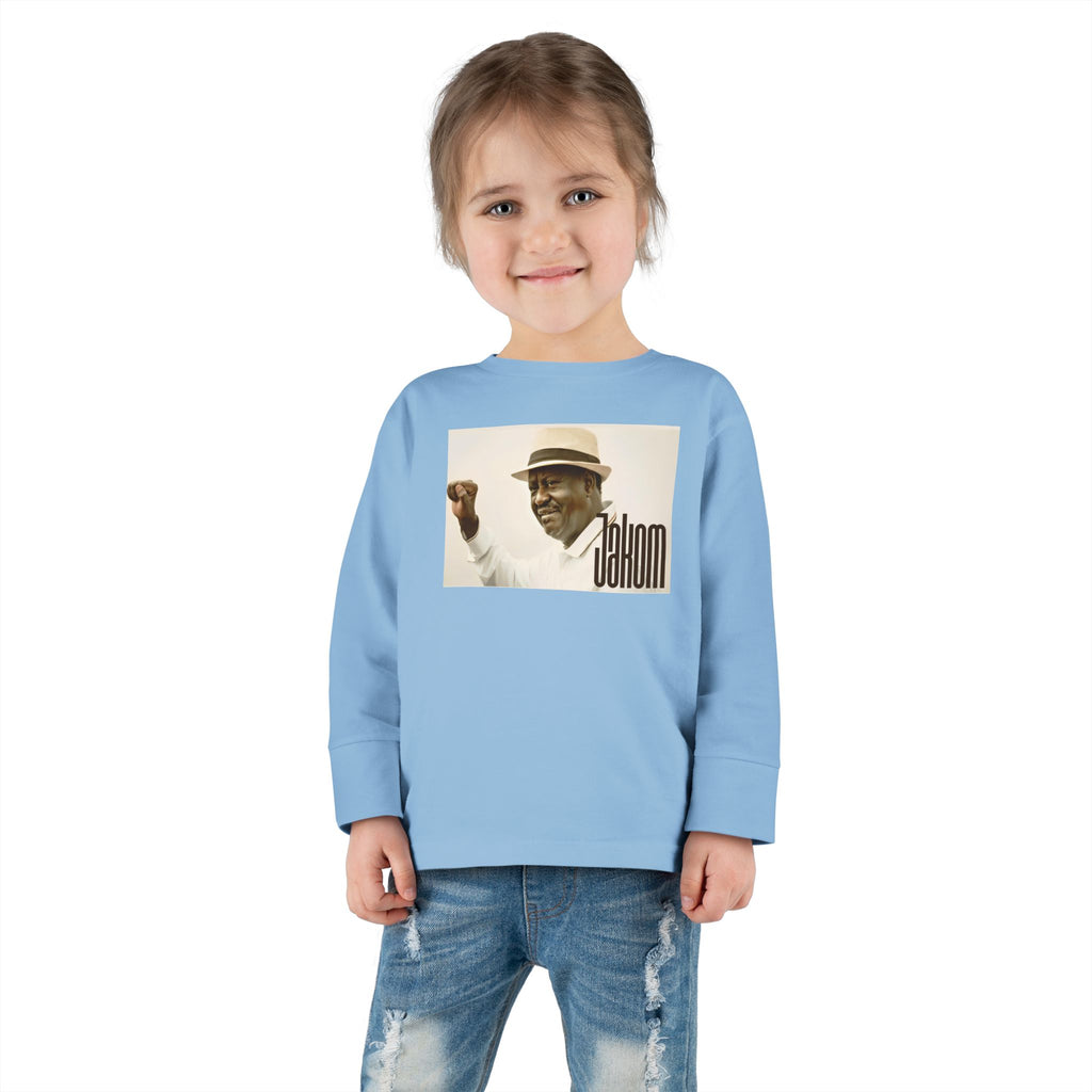 Raila Jakom 1 Toddler Long Sleeve Tee - 'Cahnom' Design