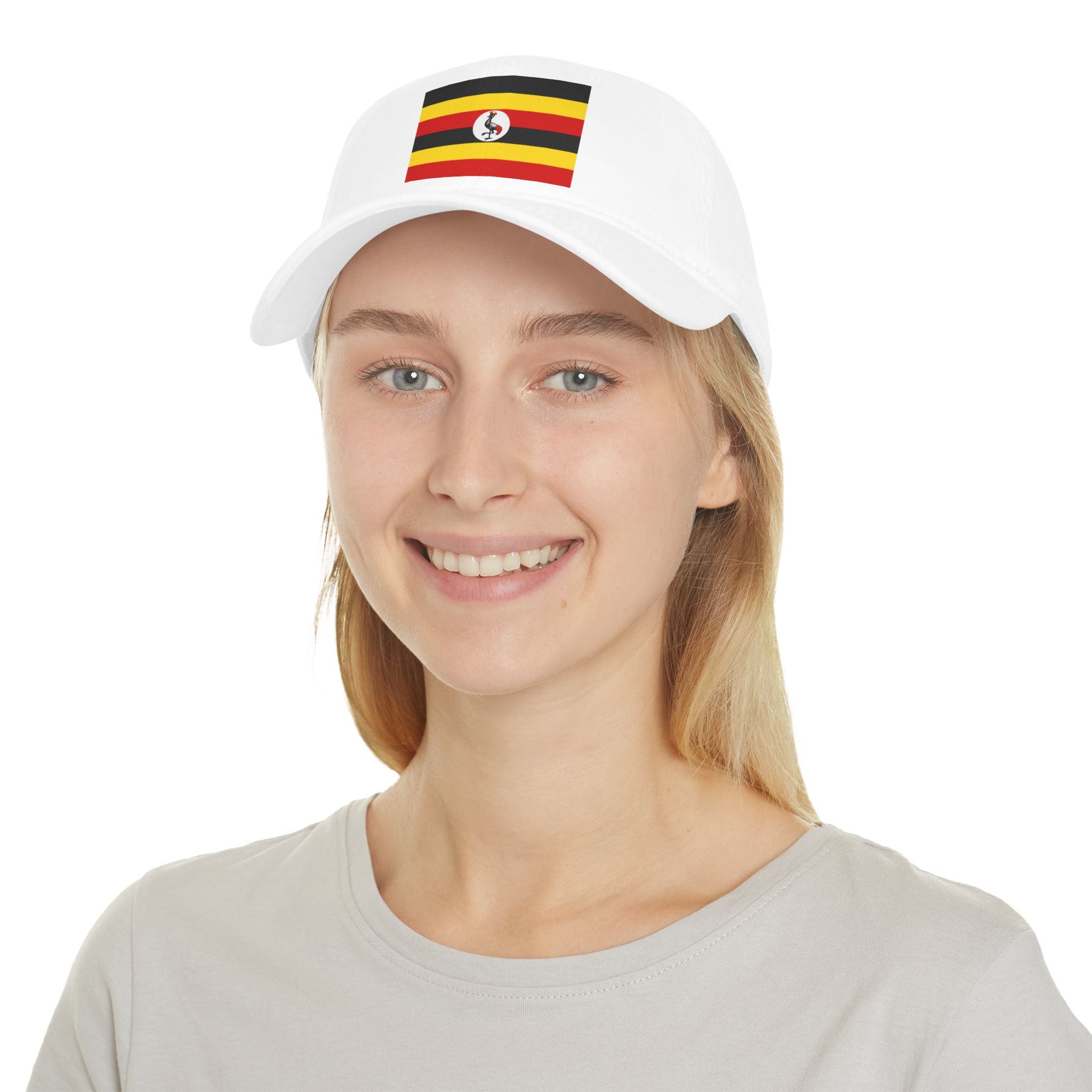 Uganda Flag Low Profile Baseball Cap