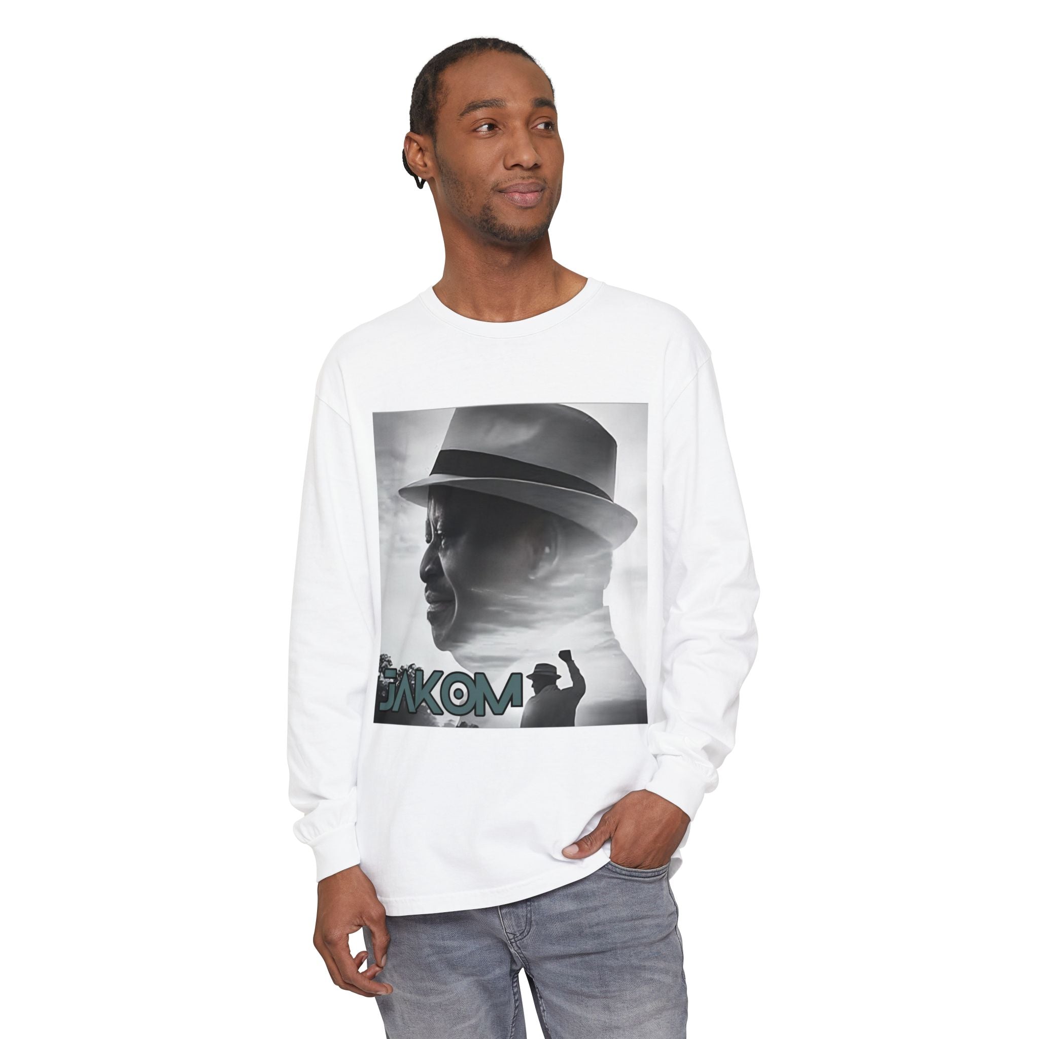 Raila Jakom 2 Unisex Garment-dyed Long Sleeve T-Shirt