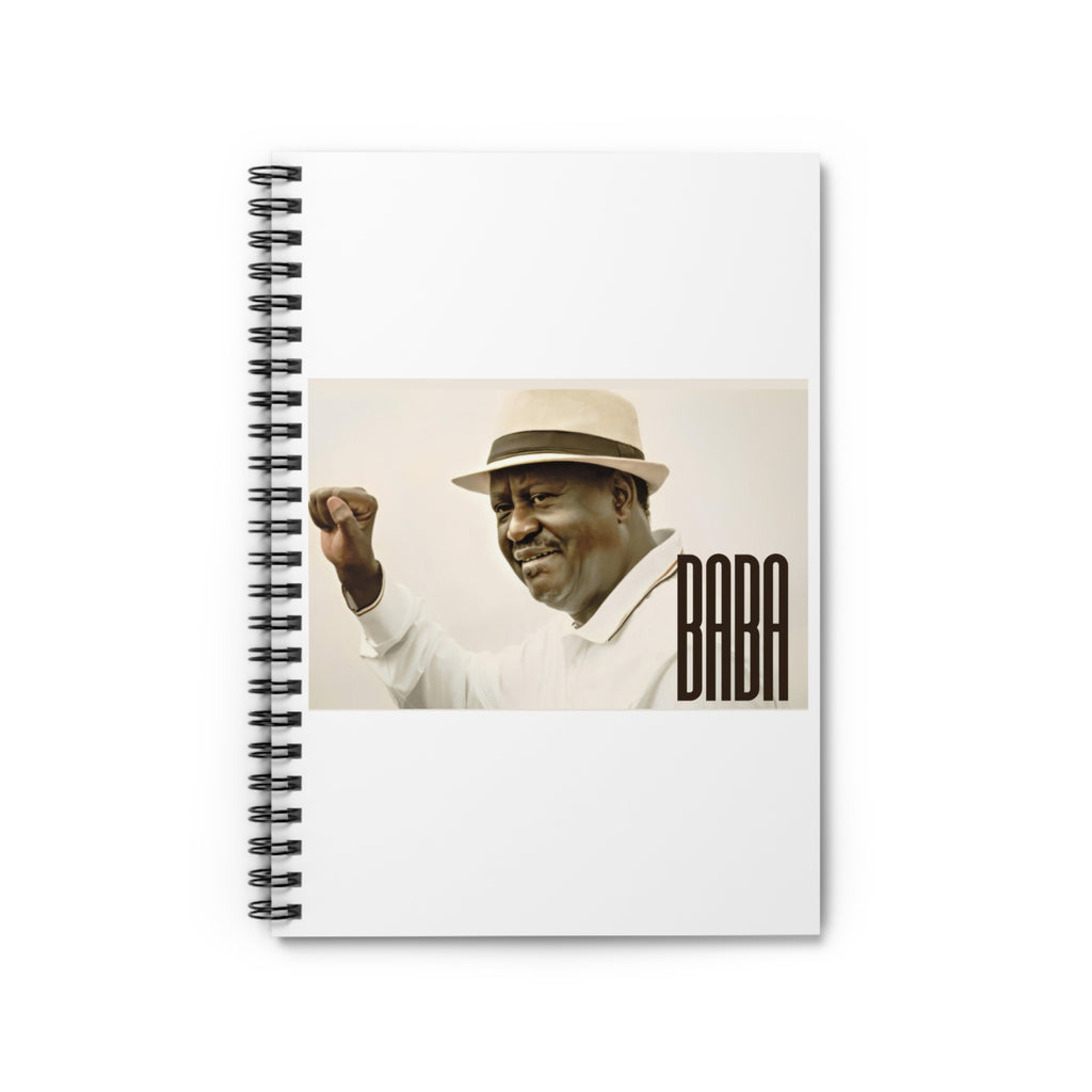 Raila Baba 1 Spiral Notebook