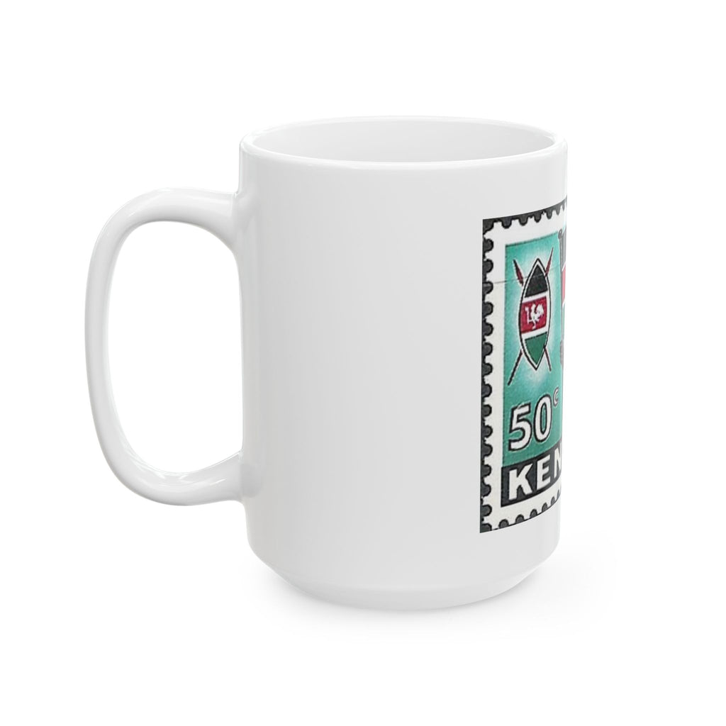 Stamp Collection Ceramic Mug, (11oz, 15oz)
