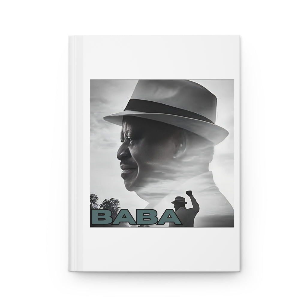 Raila Baba 3 Hardcover Journal with Kenyan Flag Design
