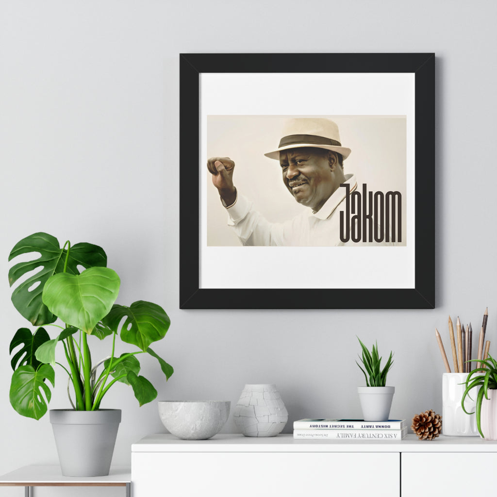 Raila Jakom 1 Framed Poster