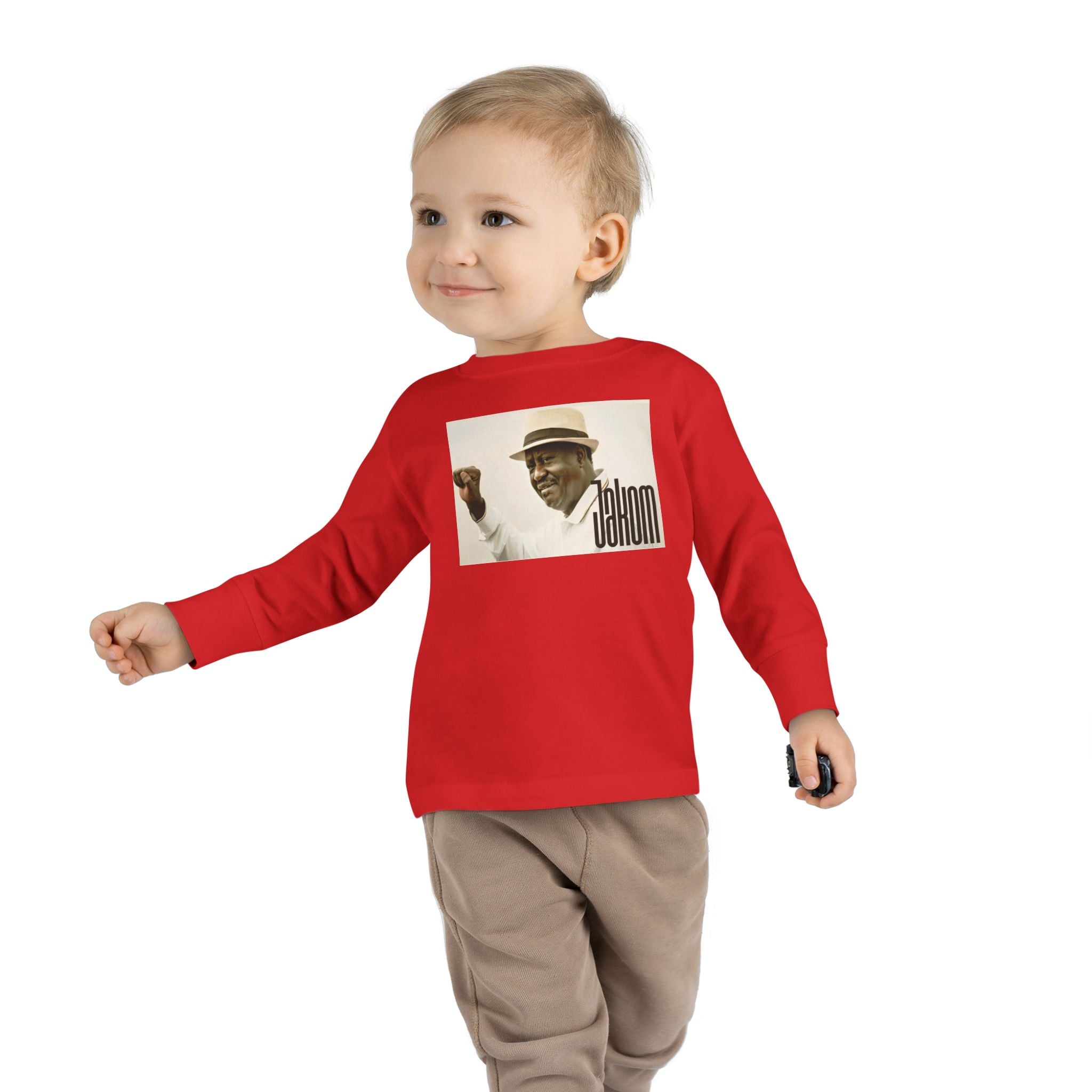 Raila Jakom 1 Toddler Long Sleeve Tee - 'Cahnom' Design