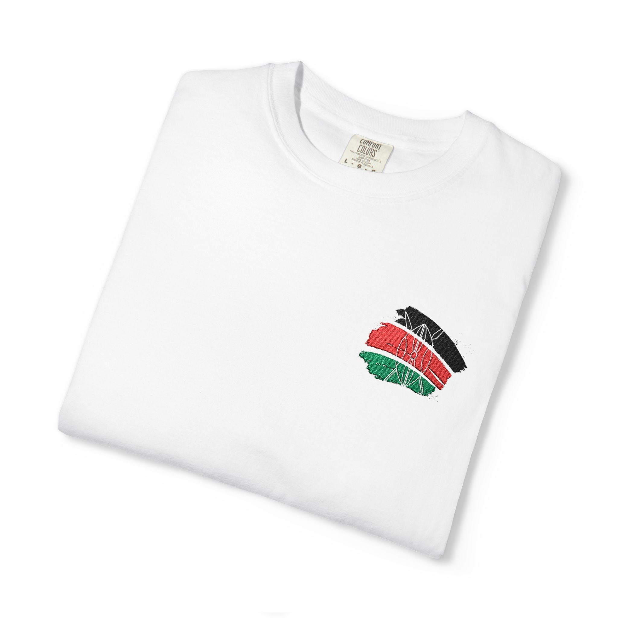 Kenya Flag Unisex Garment-Dyed T-shirt