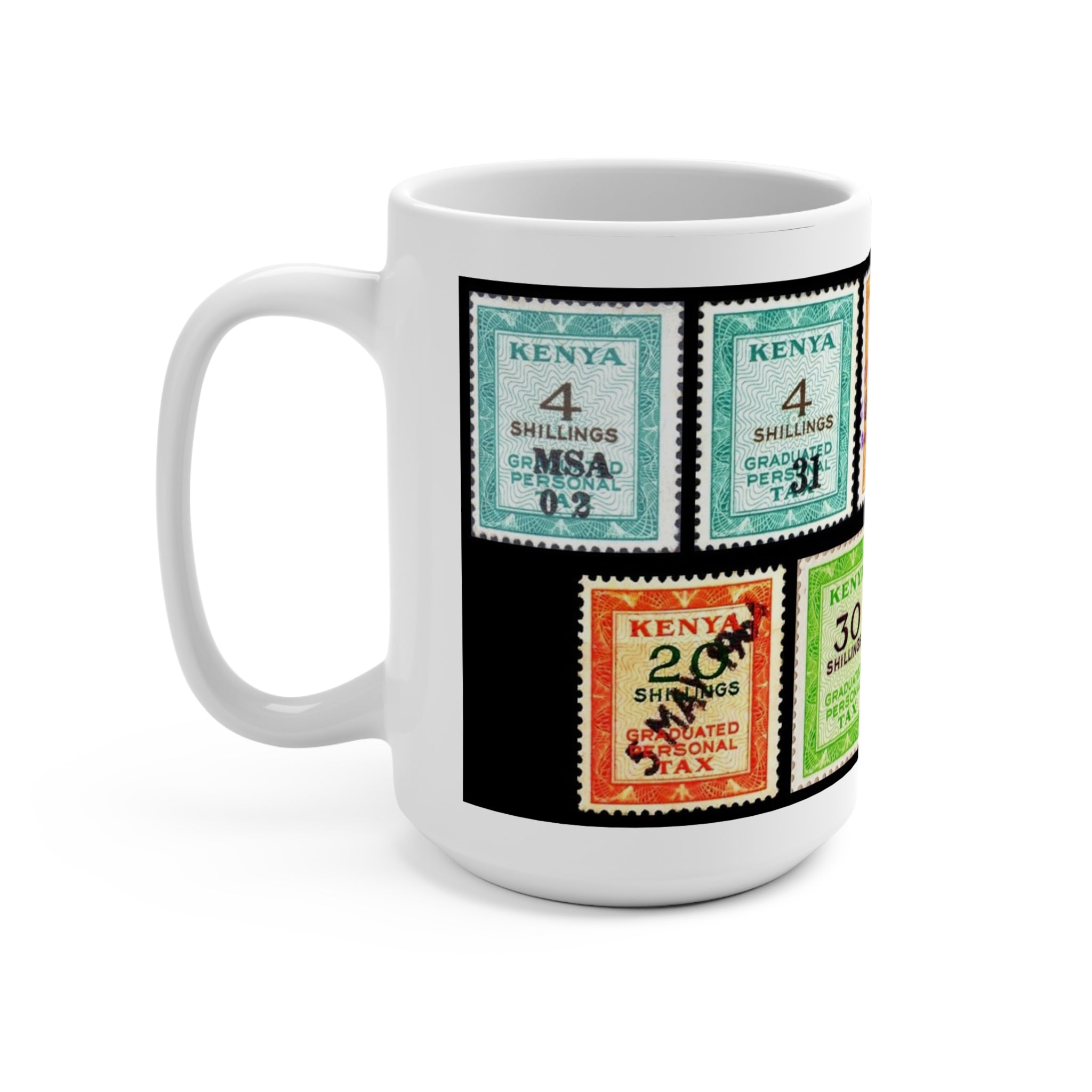 Stamp Collection Mug 15oz