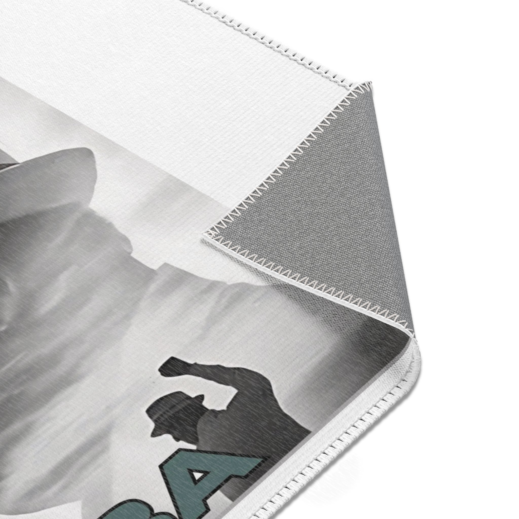 Raila Baba 3 Stylish Area Rug with Motivational Design - Perfect for Home Decor