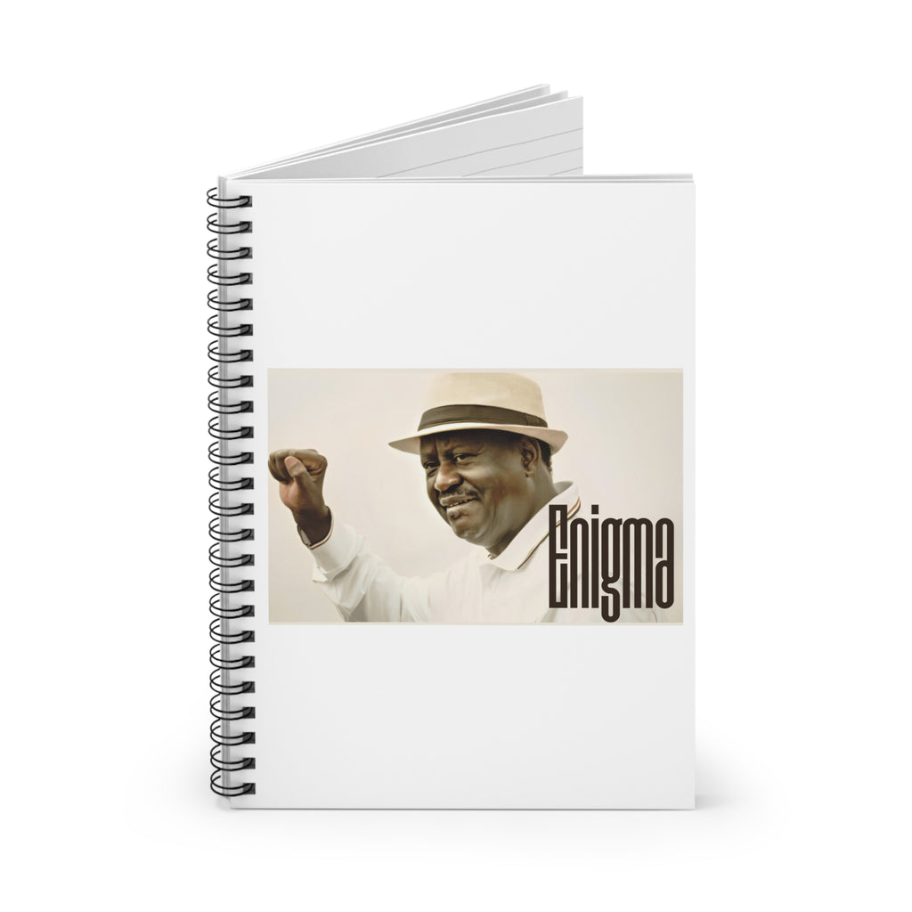 Raila Enigma 1 Ruled Spiral Notebook