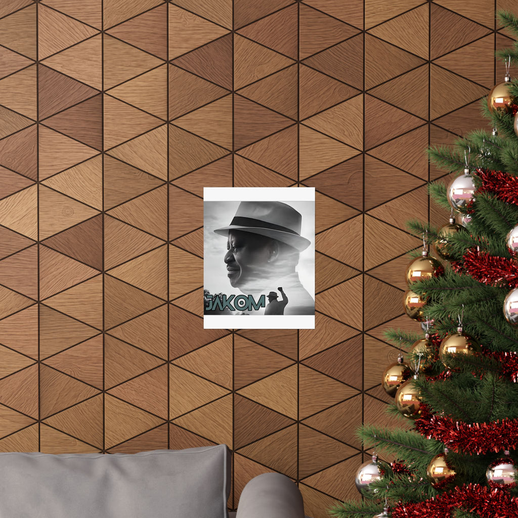 Raila Jakom 2 Vintage Portrait Poster