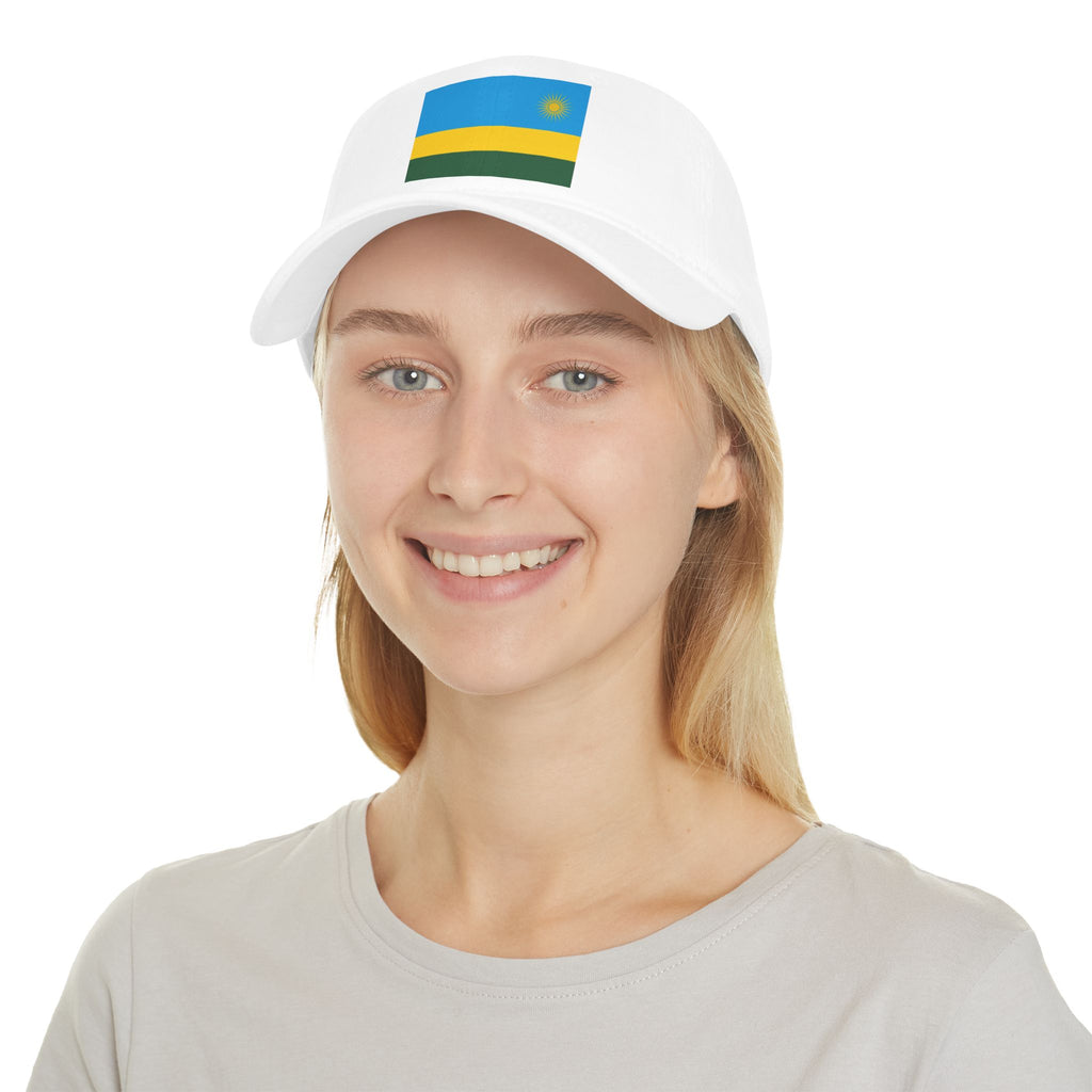 Rwanda Flag Low Profile Baseball Cap