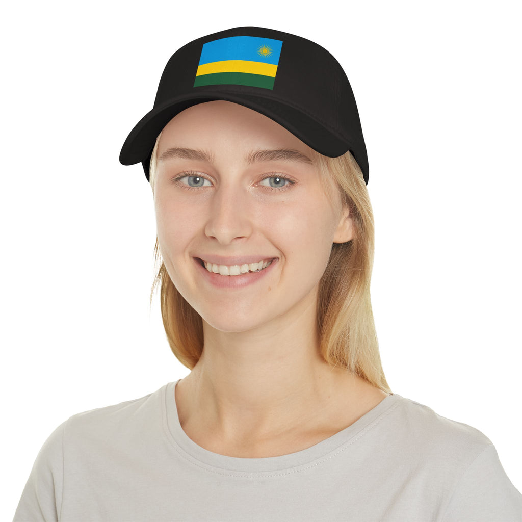 Rwanda Flag Low Profile Baseball Cap
