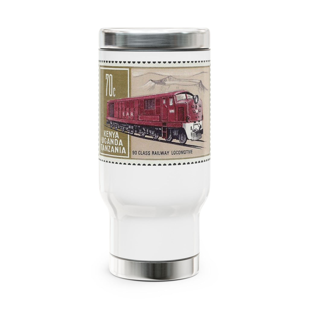 Stamp Collection Stainless Stl Travel Mug with Handle, 14oz