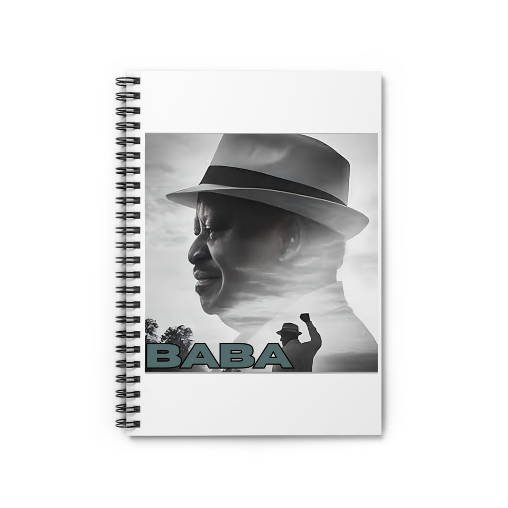 Raila Baba 3 Spiral Notebook - Ruled Line for Inspiration and Reflection
