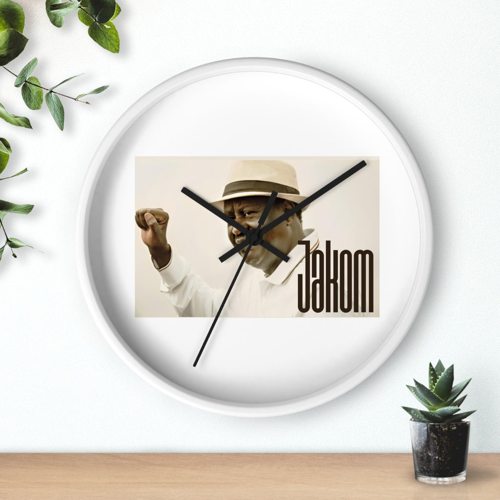 Raila Jakom 1 Wall Clock