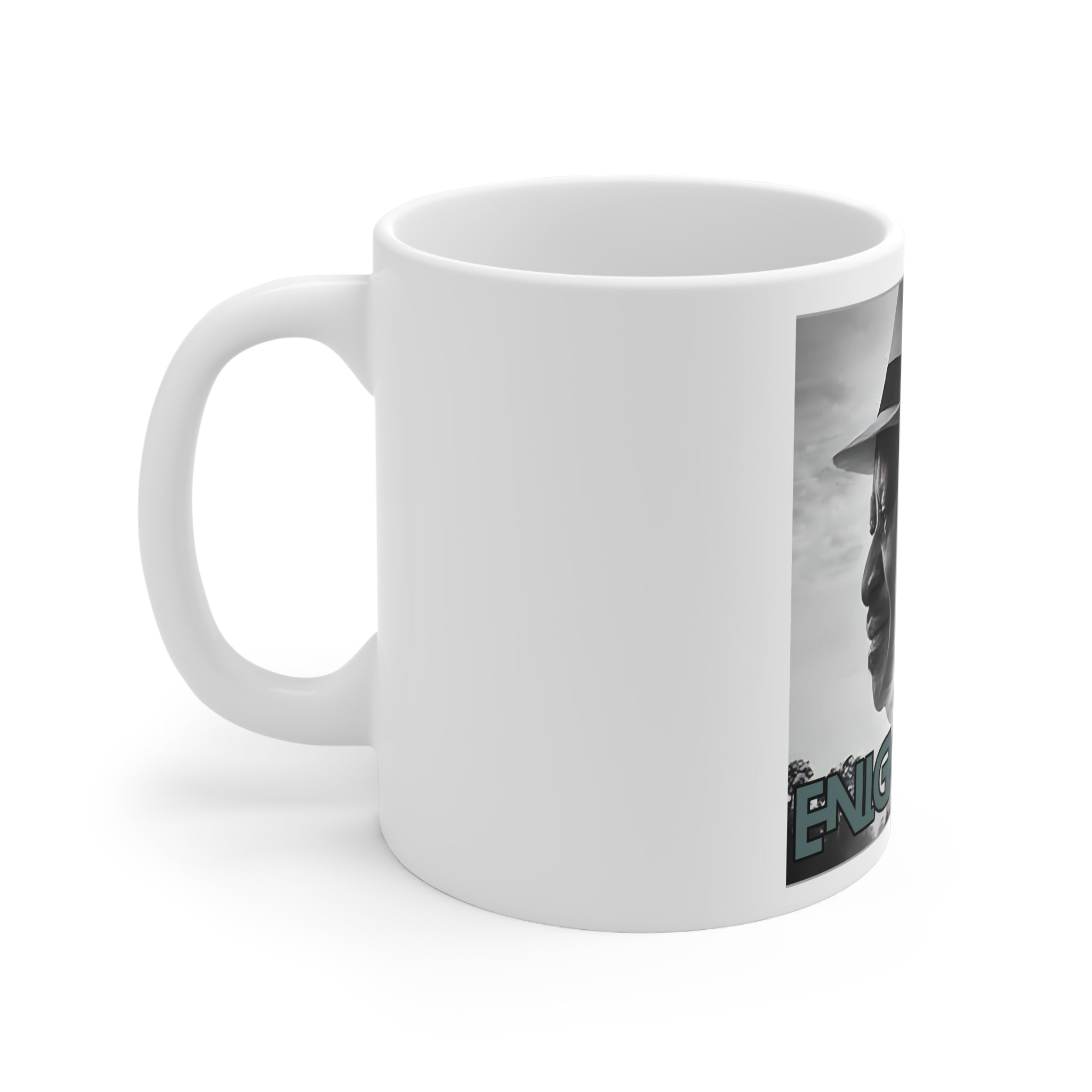 Raila Enigma 2 Coffee Mug - 11oz White Ceramic