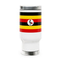 Uganda Stainless Stl Travel Mug with Handle, 14oz