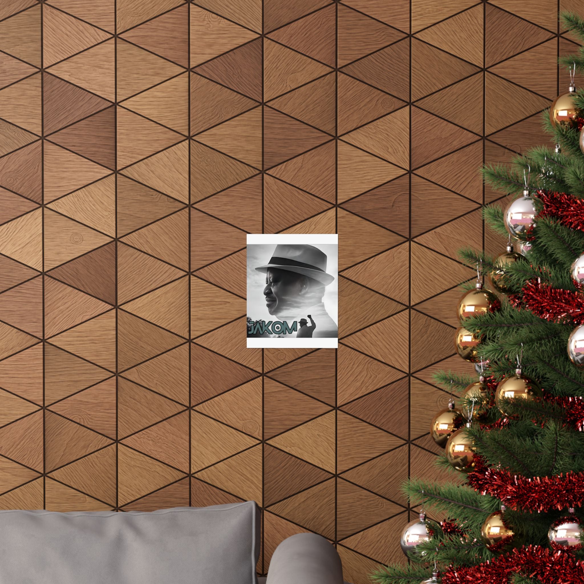 Raila Jakom 2 Vintage Portrait Poster