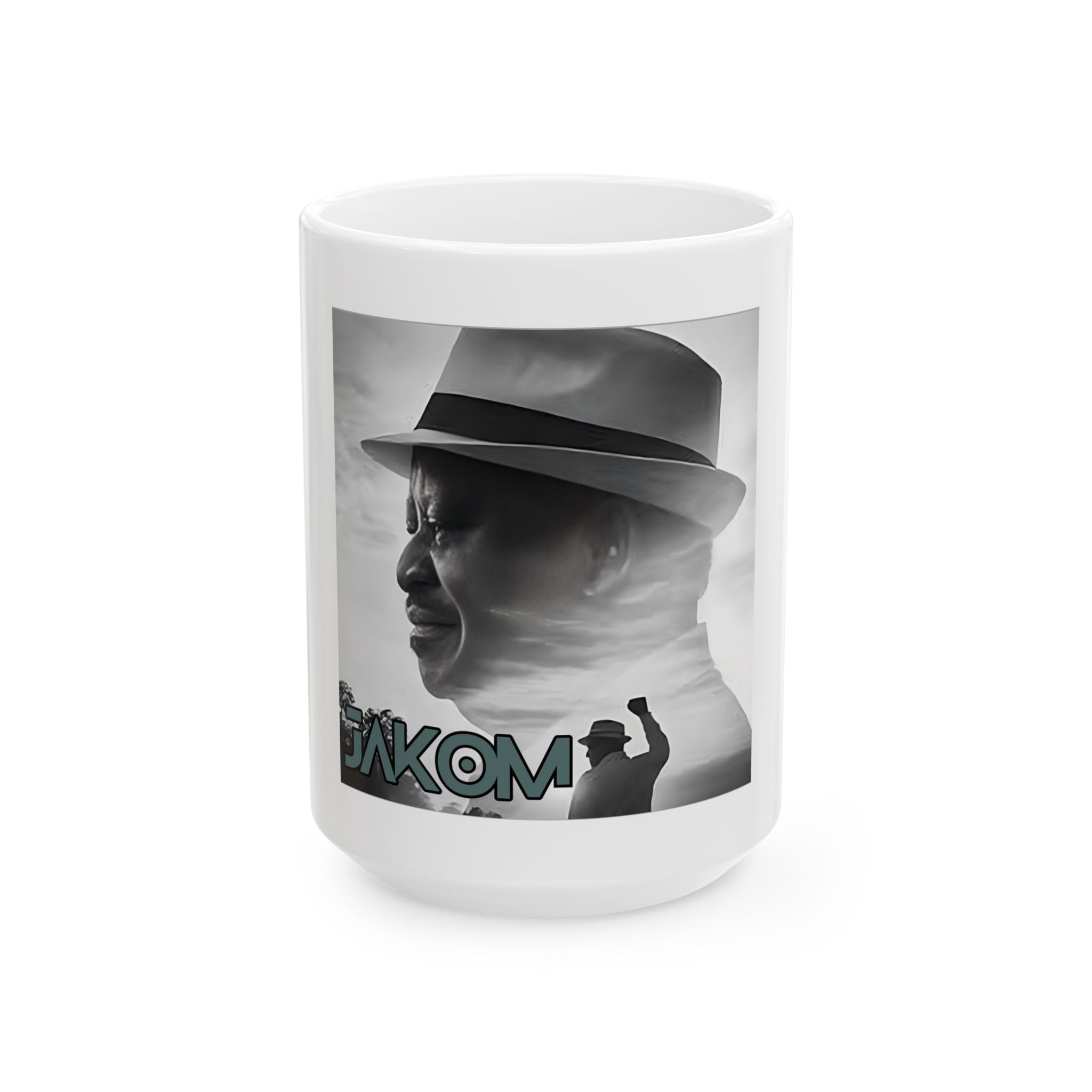 Raila Jakom 2 Ceramic Mug with Inspirational Design - 11oz & 15oz