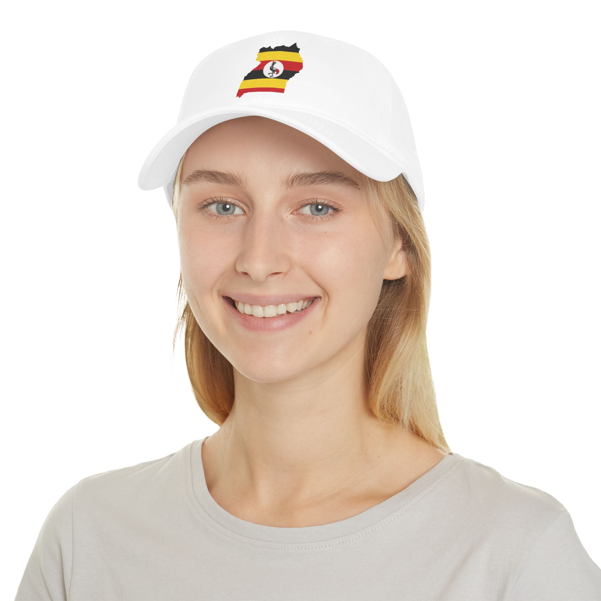 Uganda Flag Low Profile Baseball Cap