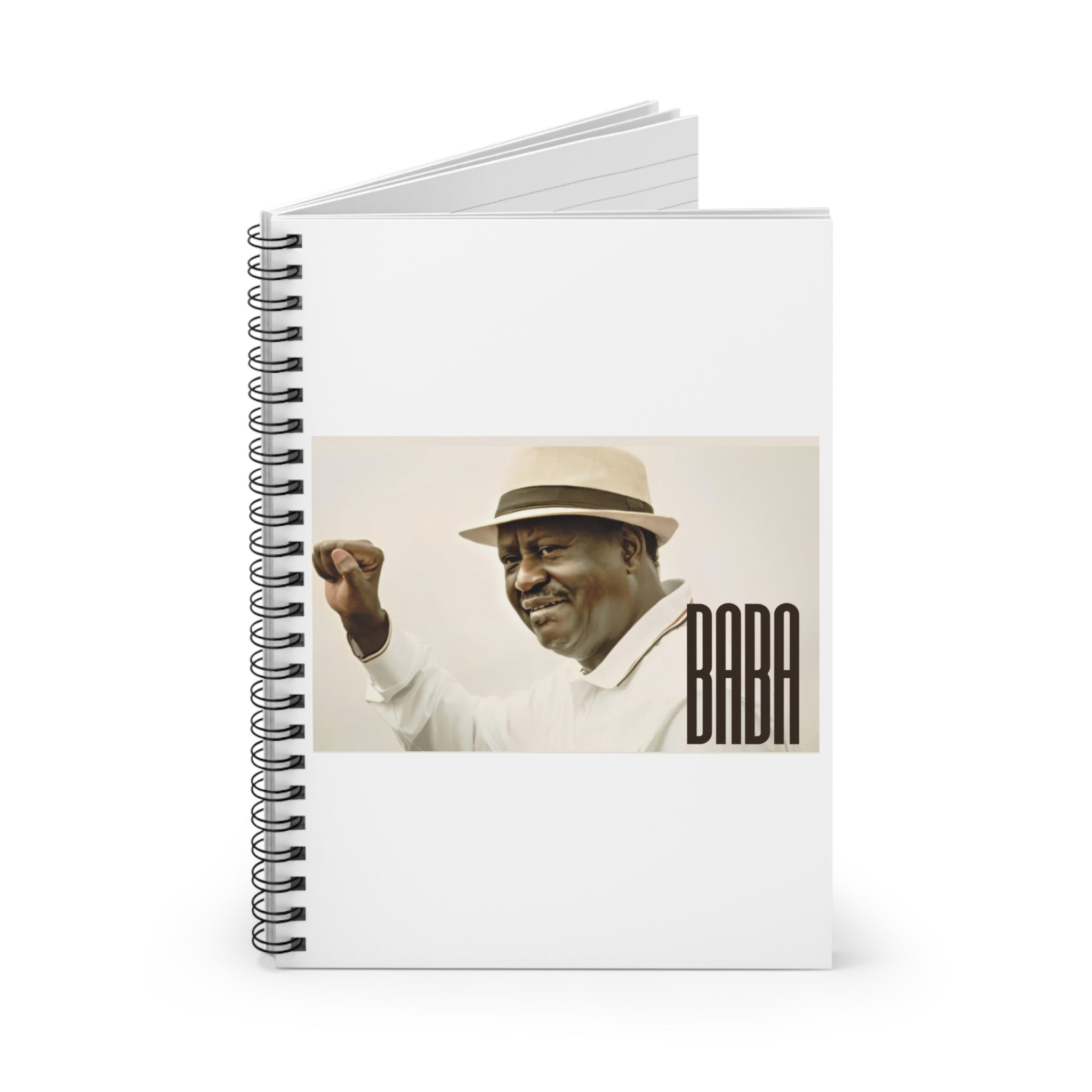 Raila Baba 1 Spiral Notebook