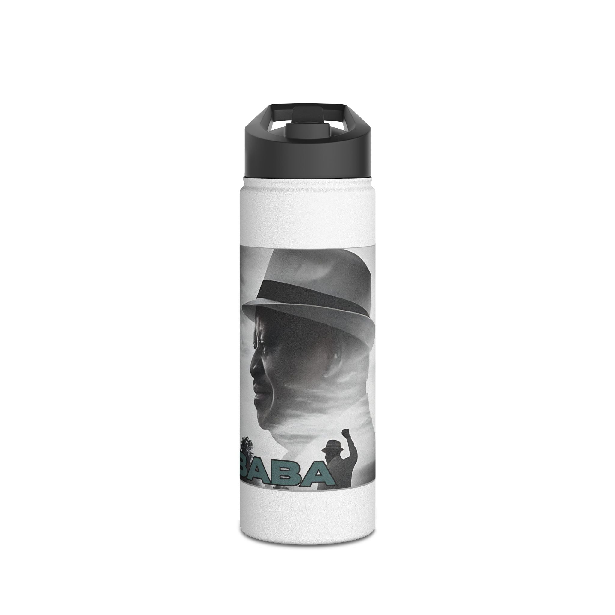 Raila Baba 3  Stainless Steel Water Bottle with Inspirational Design