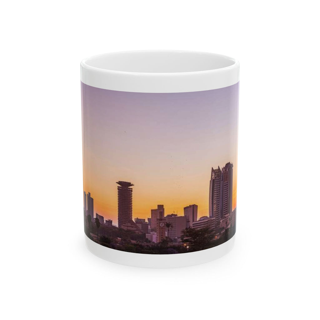 Nairobi City Ceramic Mug, (11oz, 15oz)
