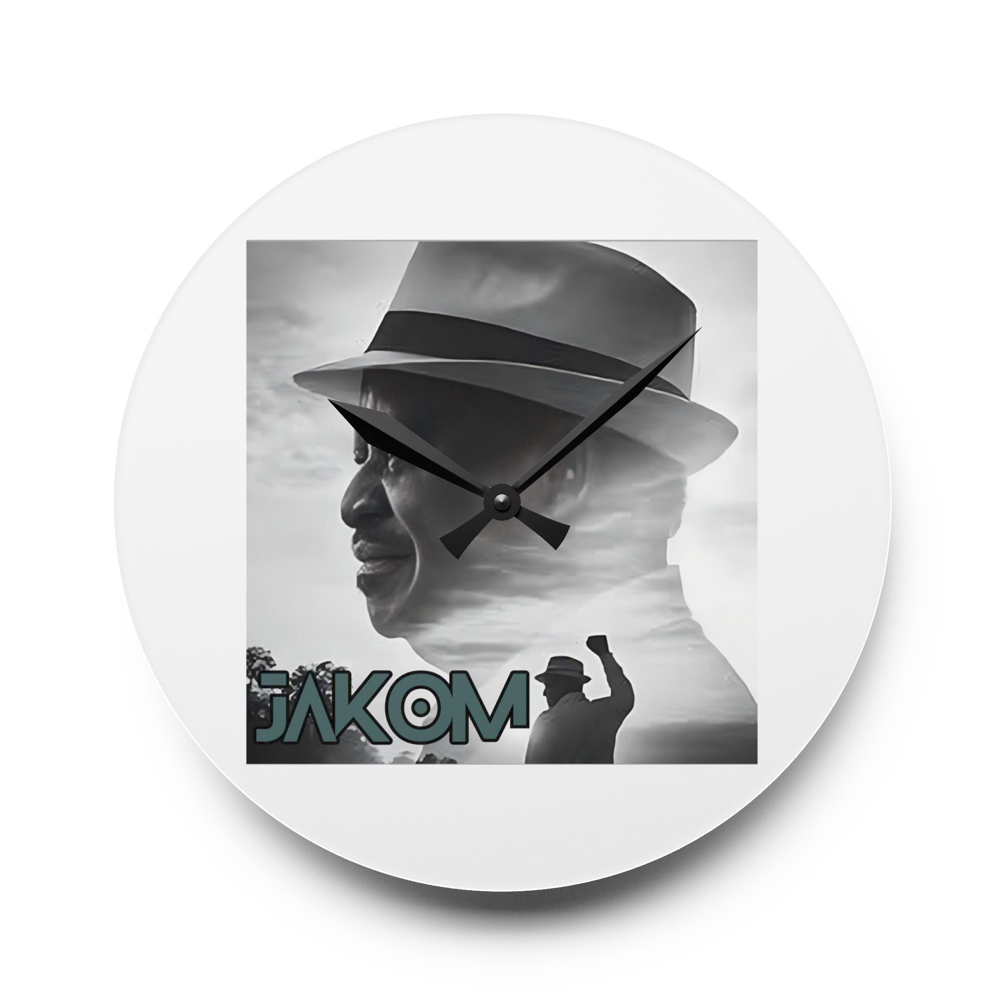 Raila Jakom 2 Acrylic Wall Clock